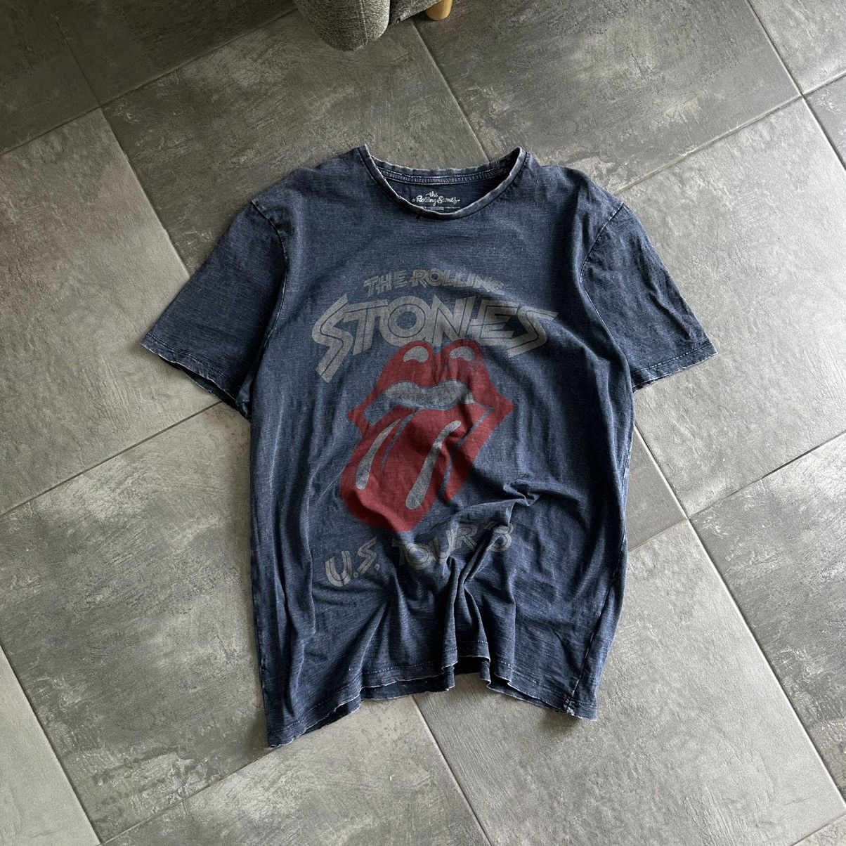 The Rolling Stones × Vintage Vintage The Rolling Stones T-shirts Big Logo Band Rock Y2K Size US XL / EU 56 / 4 - 4 Thumbnail