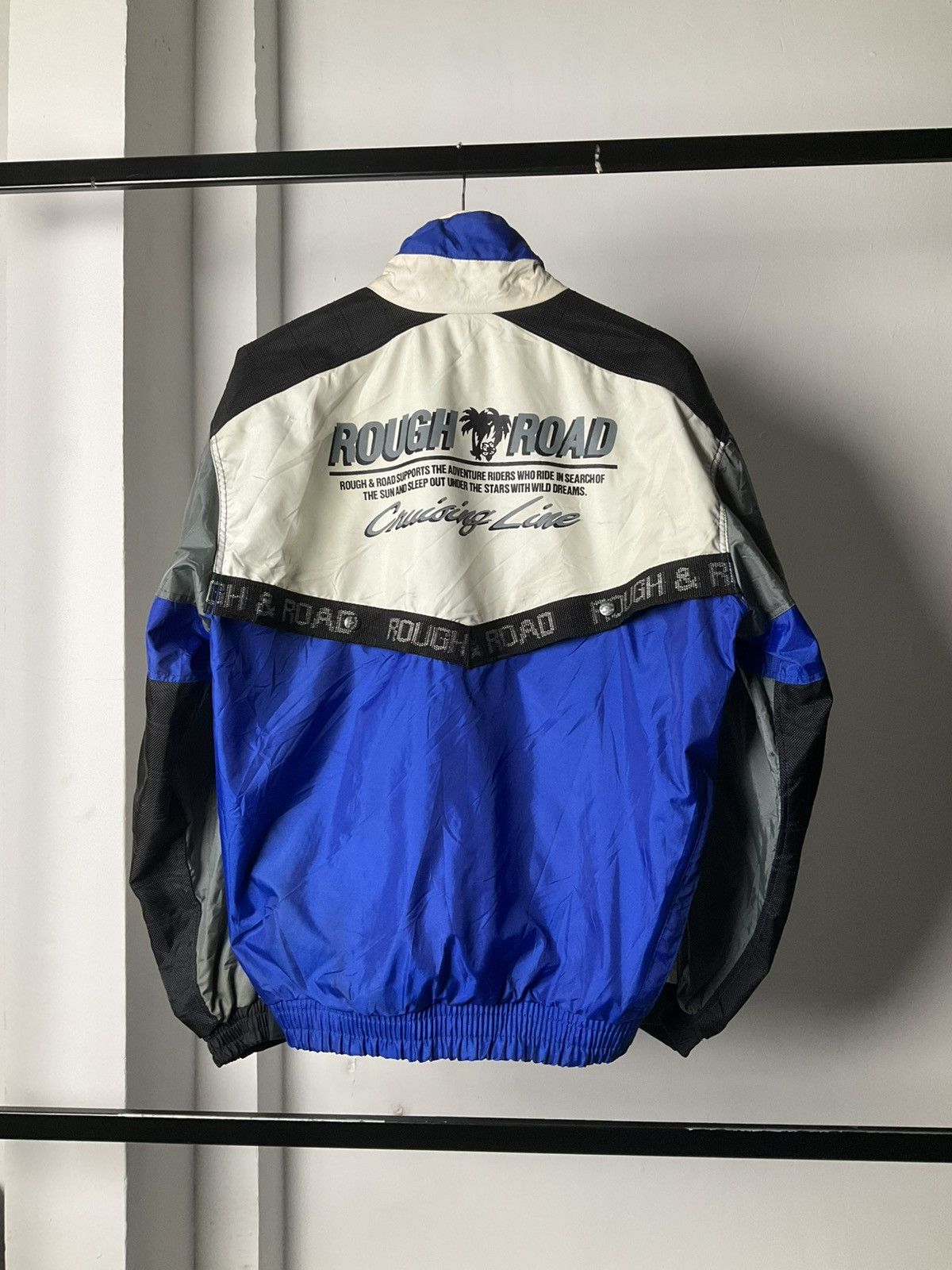 Japanese Brand Rough Road Yokohama Motorcycle Cruising Line Biker Jacket Size US L / EU 52-54 / 3 - 2 Thumbnail