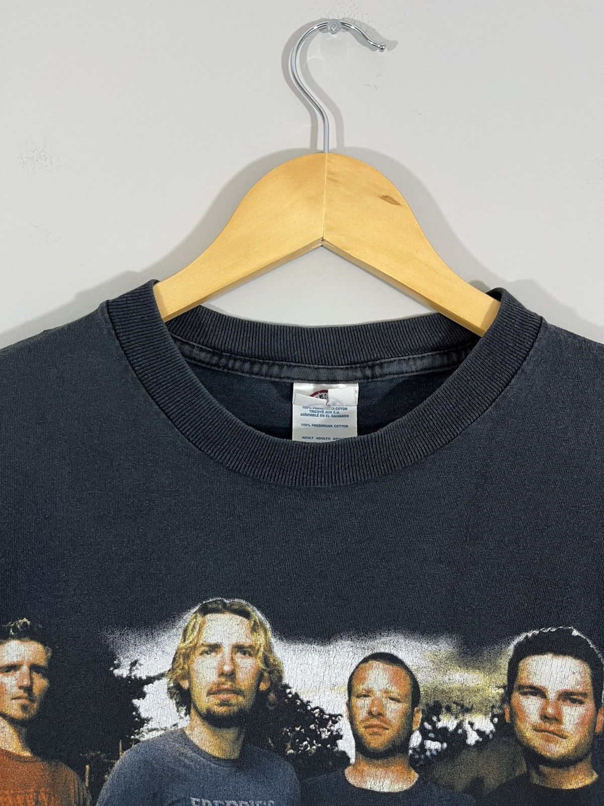 Band Tees Faded Black Nickelback 2007 Tour Y2K Band Tee Size US M / EU 48-50 / 2 - 3 Thumbnail