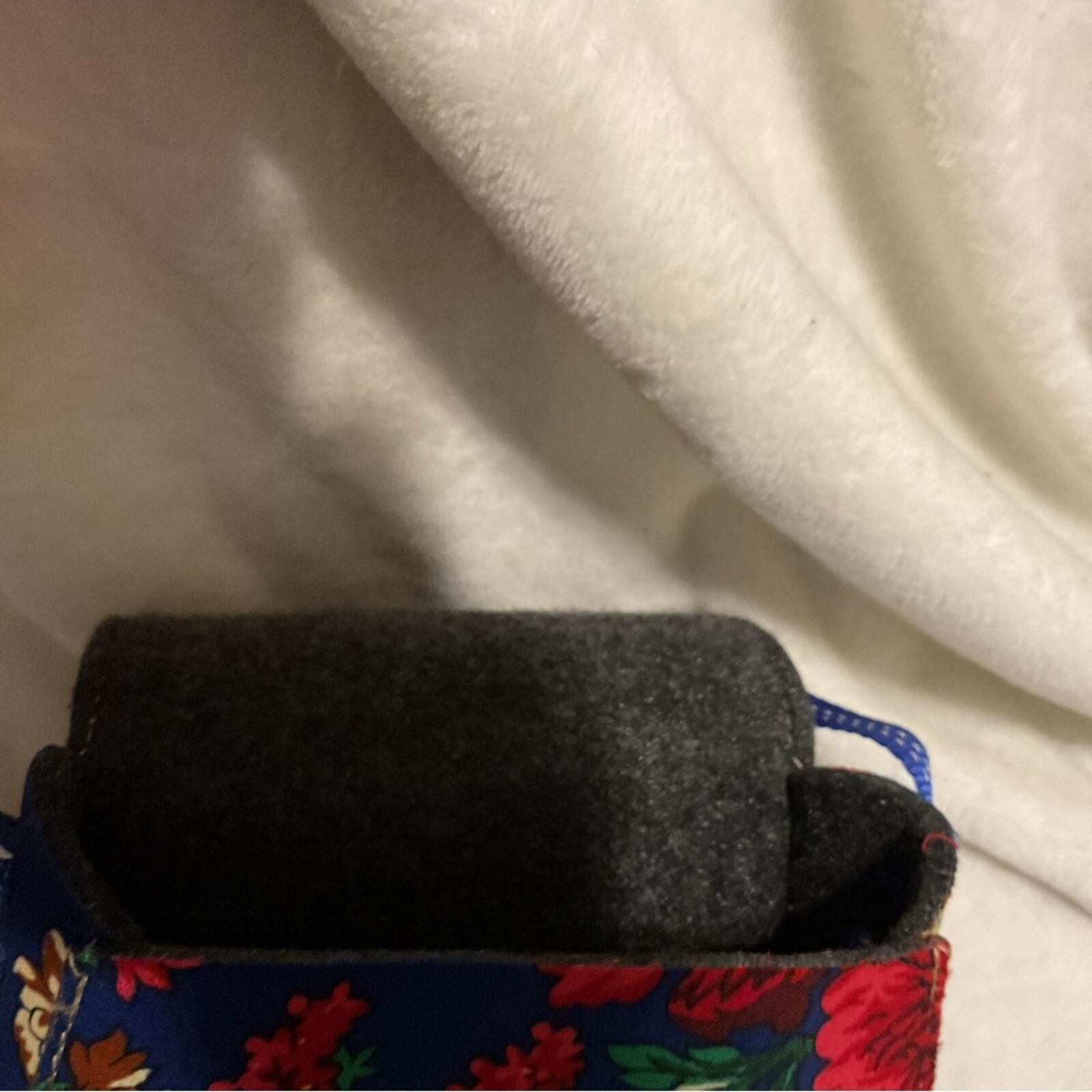 If Six Was Nine Polish Folk Art Handmade Blue Floral Crossbody Mini Size ONE SIZE - 5 Thumbnail