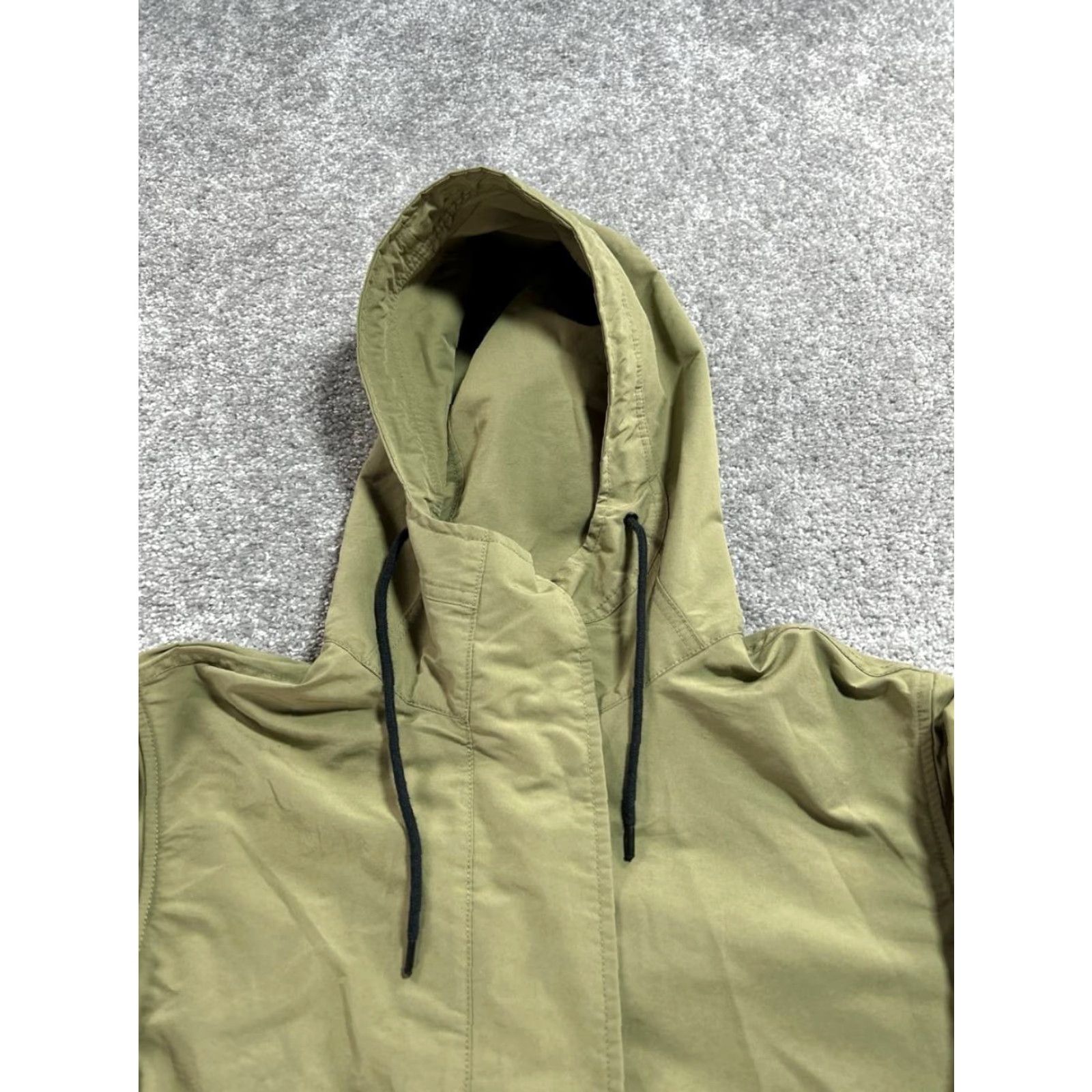 Everlane Everlane Jacket 2XS Green Full Zip Parka Long Sleeve Casual Travel Winter Fall Spring Womens Size XXS / US 00 / IT 34 - 2 Thumbnail
