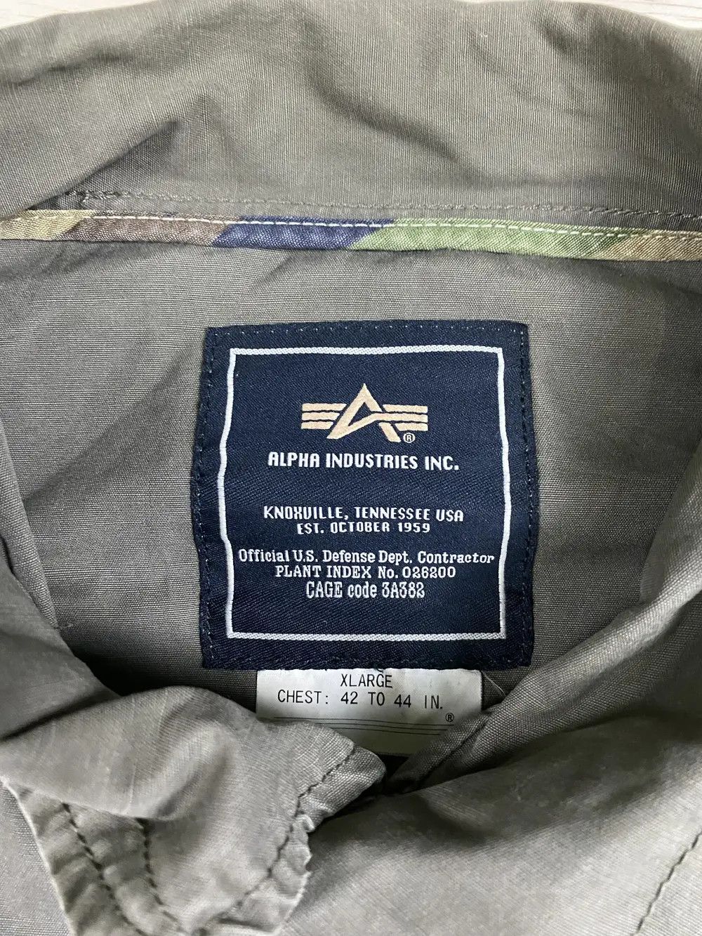 Alpha Industries × Vintage Vintage Alpha Industries Military Army Jacket Size US M / EU 48-50 / 2 - 5 Thumbnail