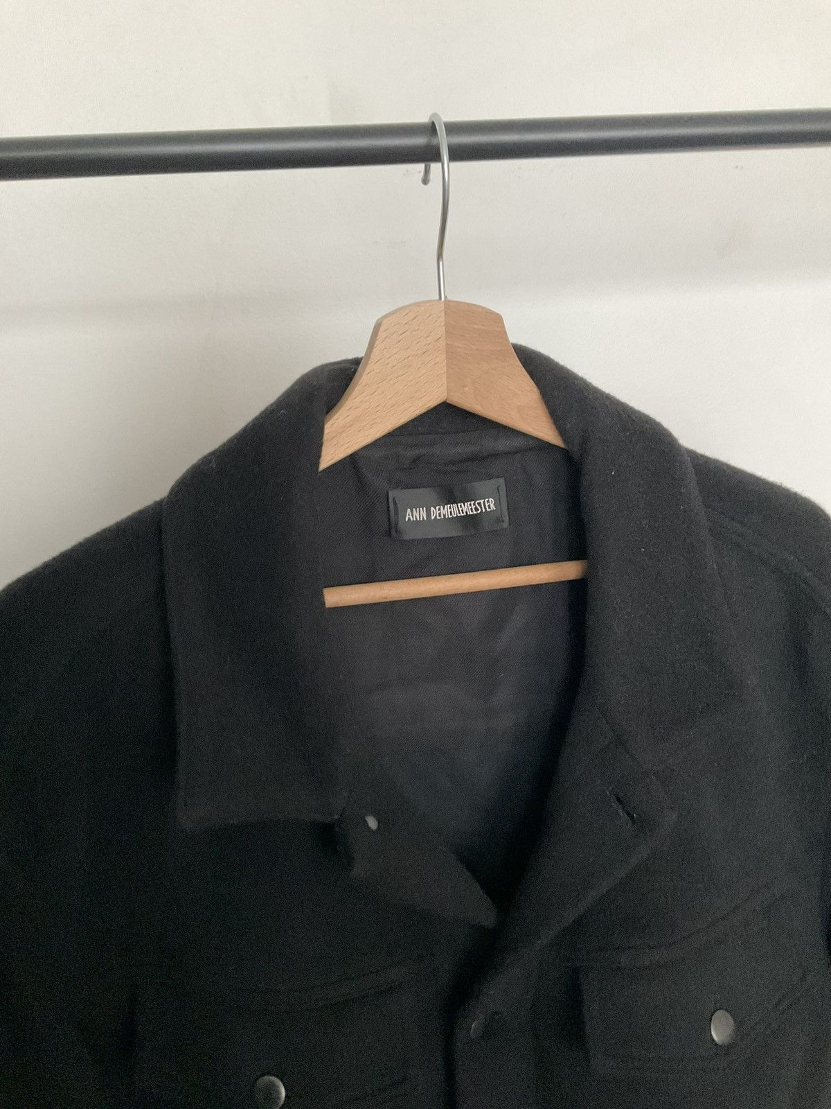 Ann Demeulemeester Ann Demeulemeester wool and cachemire Trucker jacket Size US M / EU 48-50 / 2 - 2 Thumbnail