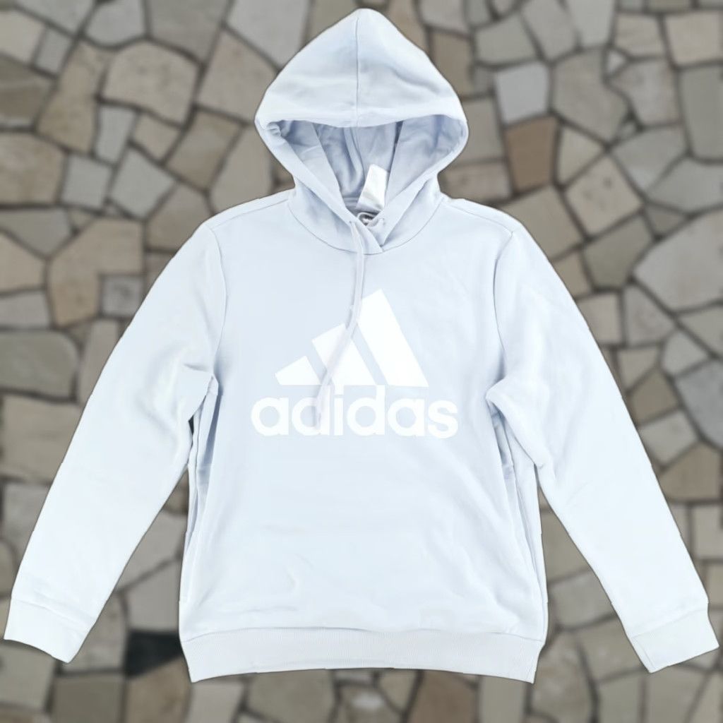Adidas Adidas Hoodie Large Graphic Solid Long Sleeve Blue Women's L Size L / US 10 / IT 46 - 1 Thumbnail