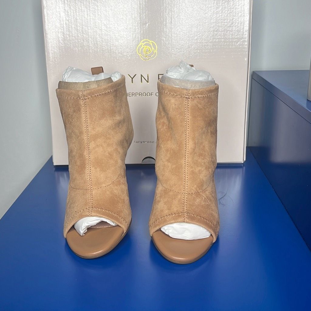 Lela Rose Nib Taryn Rose open toe suede shoes booties Helene 5.5 Size US 5.5 / IT 35.5 - 2 Thumbnail