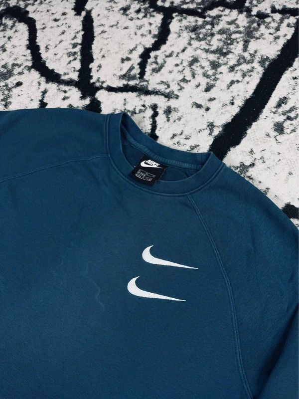 Nike Nike blue crewneck sweatshirt swoosh S logo Size US S / EU 44-46 / 1 - 4 Thumbnail