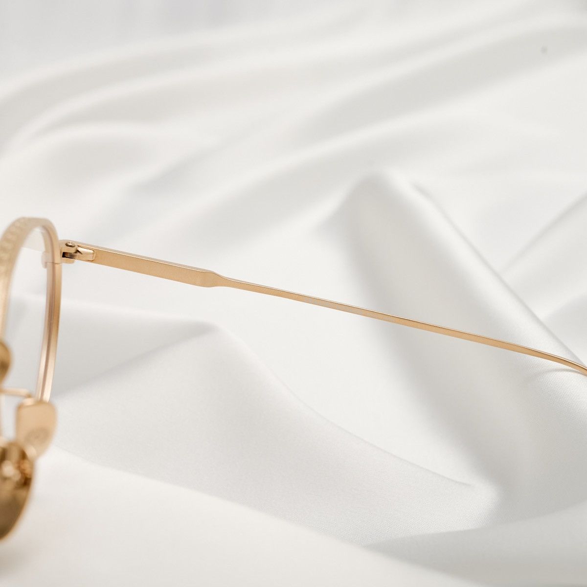 Chrome Hearts CHROME HEARTS THICK GOLD PLATED/MATTE GOLD PLATED GLASSES Size ONE SIZE - 4 Thumbnail