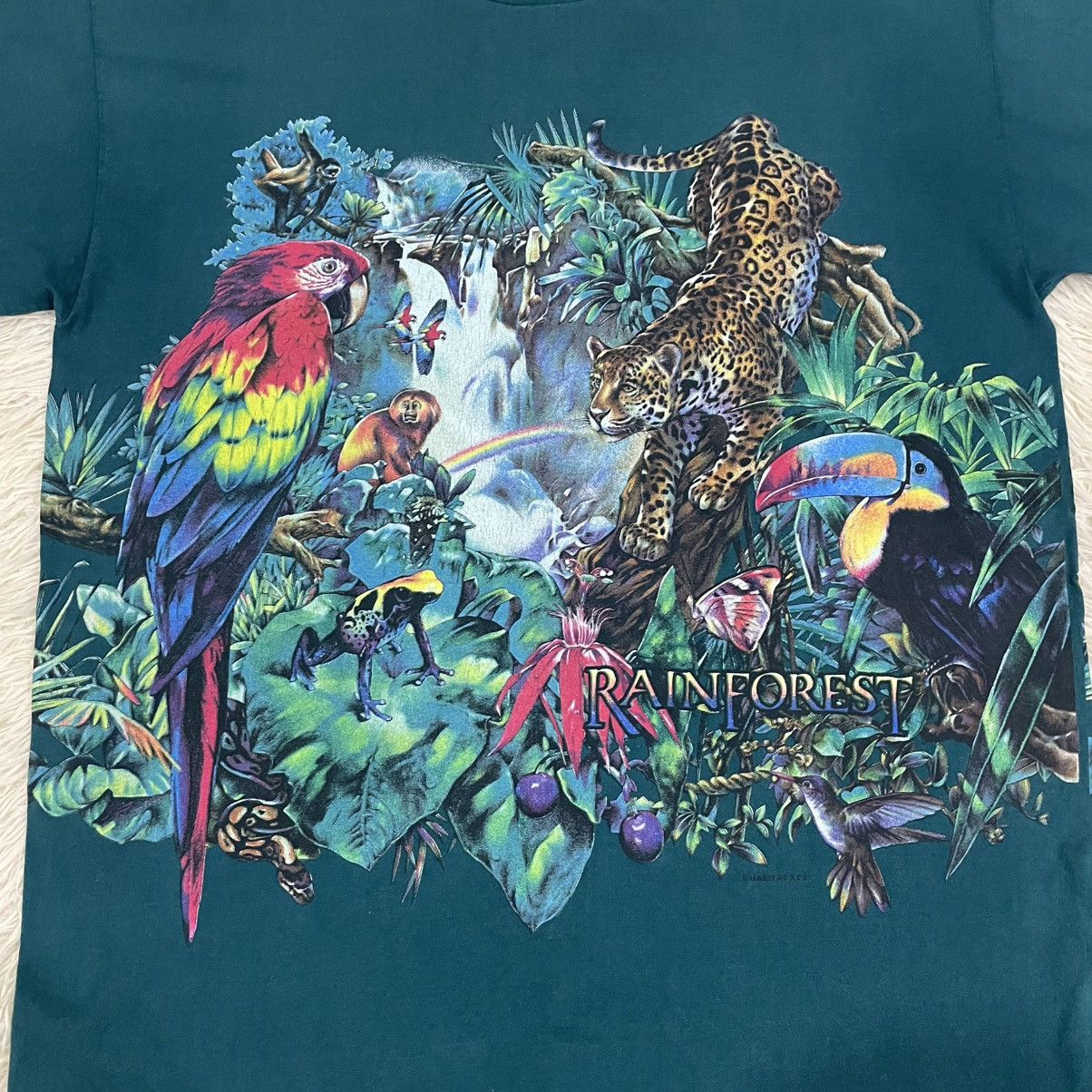 Habitat Vintage 90's Rainforest Habitat Nature Size US XL / EU 56 / 4 - 6 Thumbnail