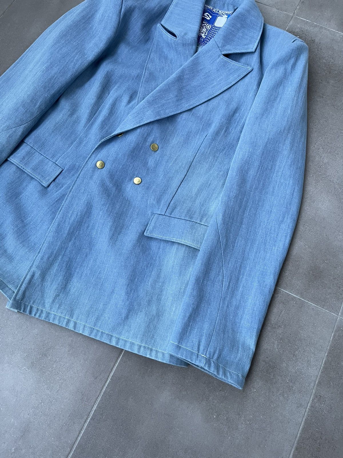 Other !DS! SS23 Nikolaj Storm Hydra Light Denim Bazer Jacket Size 36R - 11 Thumbnail
