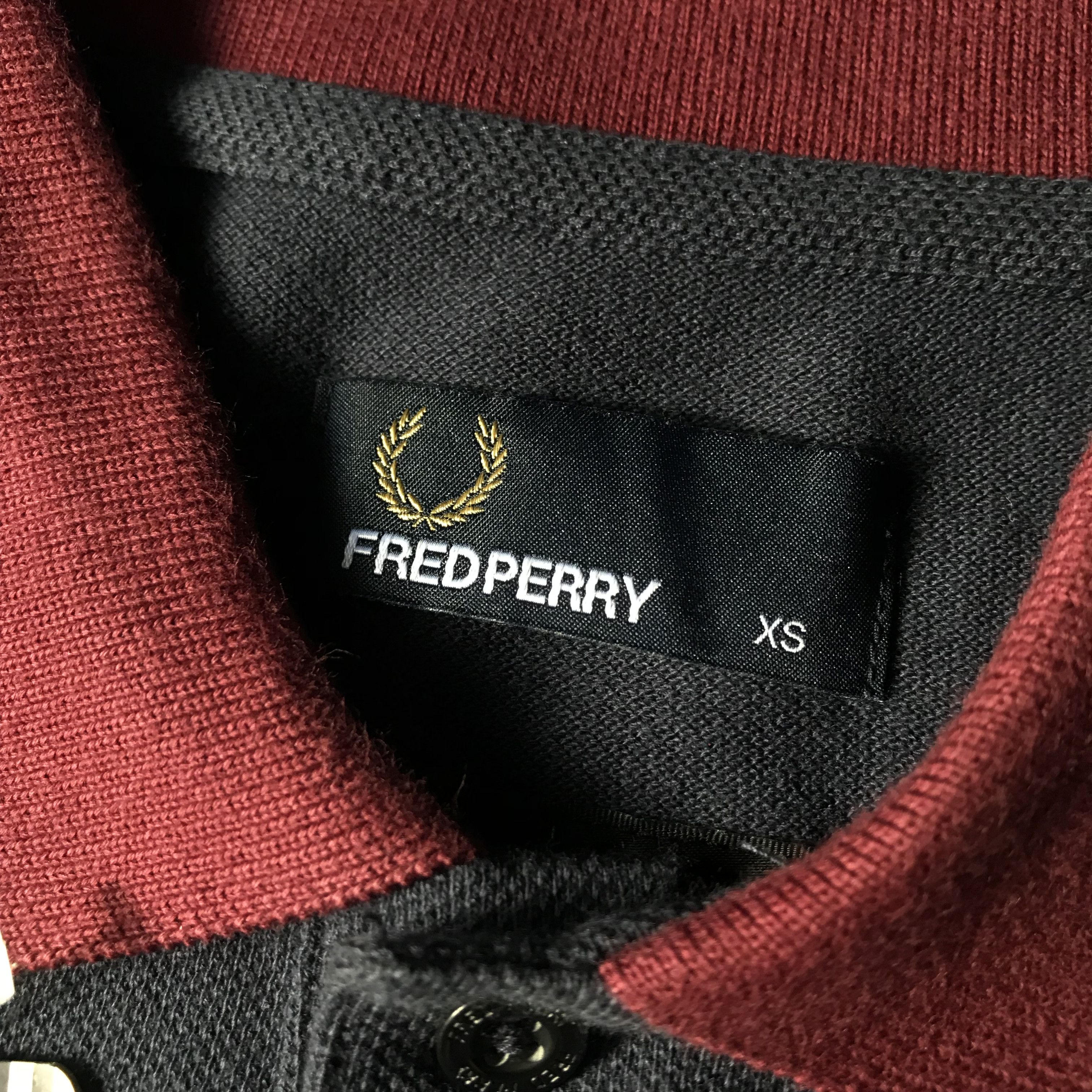 Fred Perry FRED PERRY X IZZUE COLOUR BLOCK POLO DARK CARBONL Size US XS / EU 42 / 0 - 5 Thumbnail