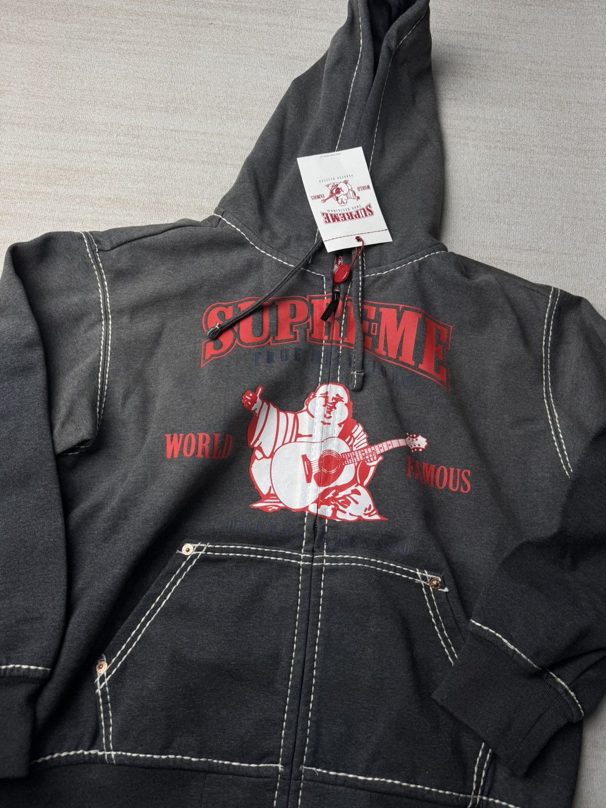 Supreme True religion zip up hoodie S Size US S / EU 44-46 / 1 - 1 Thumbnail