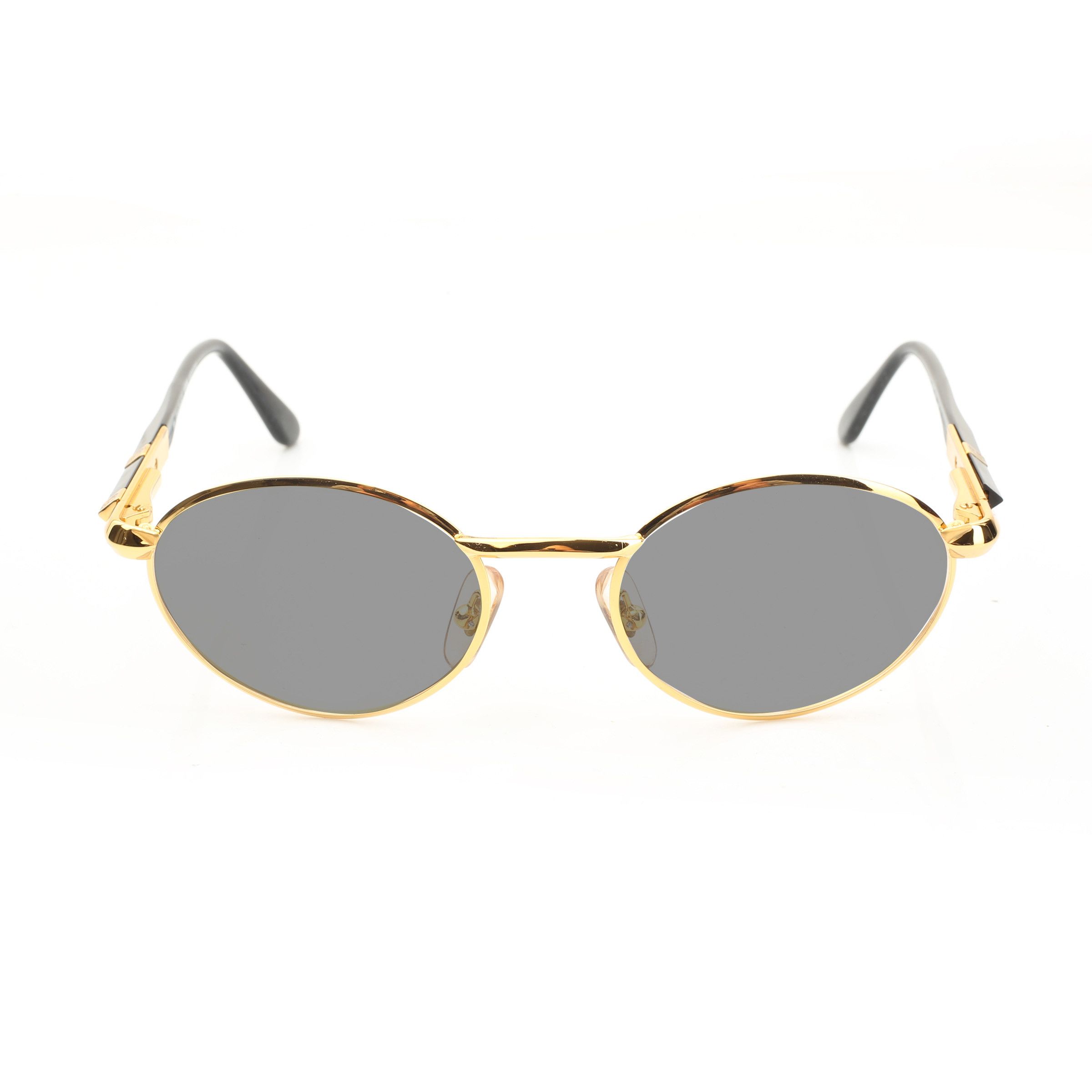Gianfranco Ferre Gianfranco Ferre '90s Gold & Black Pyramidal Sunglasses Size ONE SIZE - 3 Thumbnail