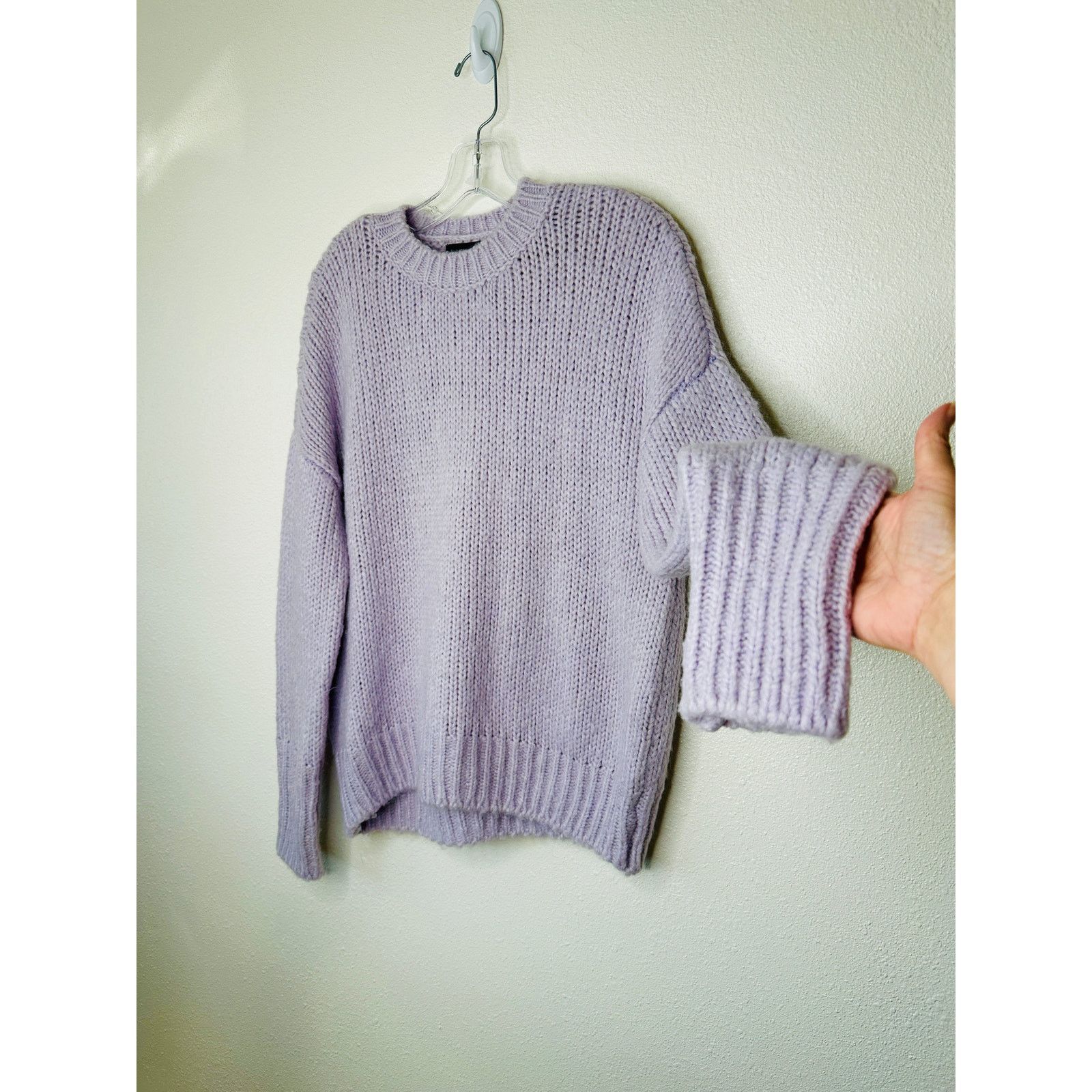 Sanctuary Sanctuary Purple Telluride Chunky Knit Long Sleeve Sweater S Size S / US 4 / IT 40 - 4 Thumbnail