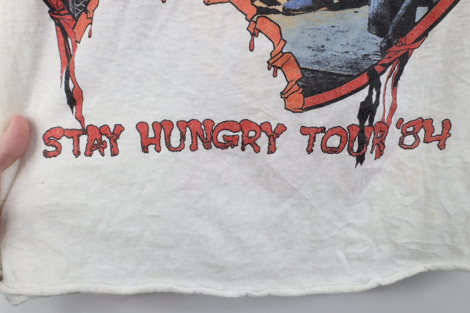 Vintage Vintage 80s 1984 Stay Hungry Tour Twisted Sister T-Shirt Size M / US 6-8 / IT 42-44 - 14 Thumbnail
