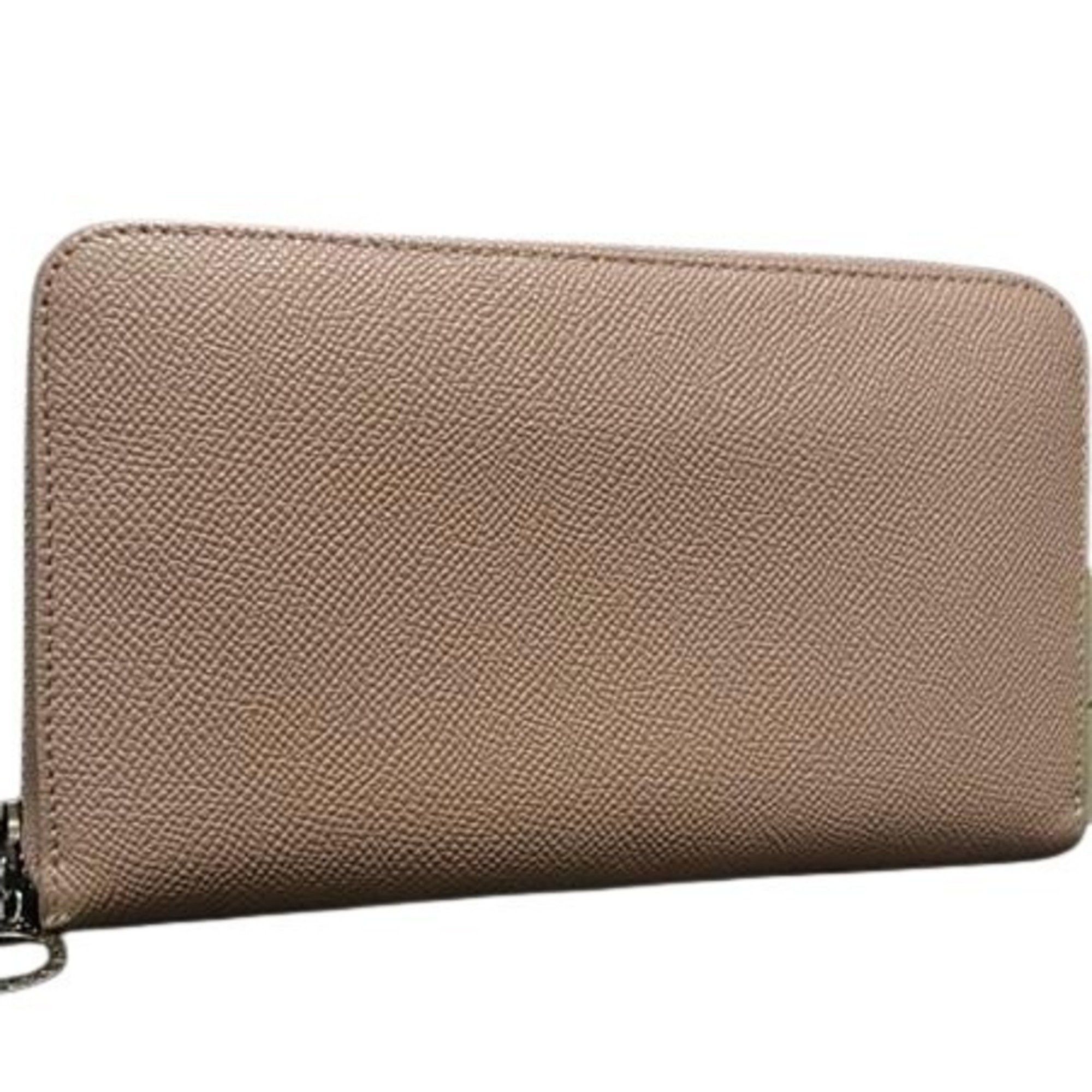 Bvlgari BVLGARI Round Long Wallet 36935 Pink Leather Women's Size ONE SIZE - 1 Thumbnail