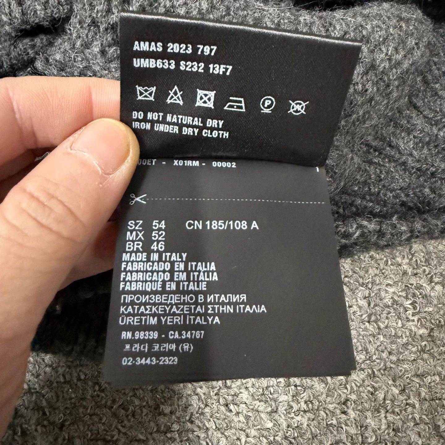 Prada Prada Gray Wool Knit Sweater 54 99 New Size US L / EU 52-54 / 3 - 5 Thumbnail