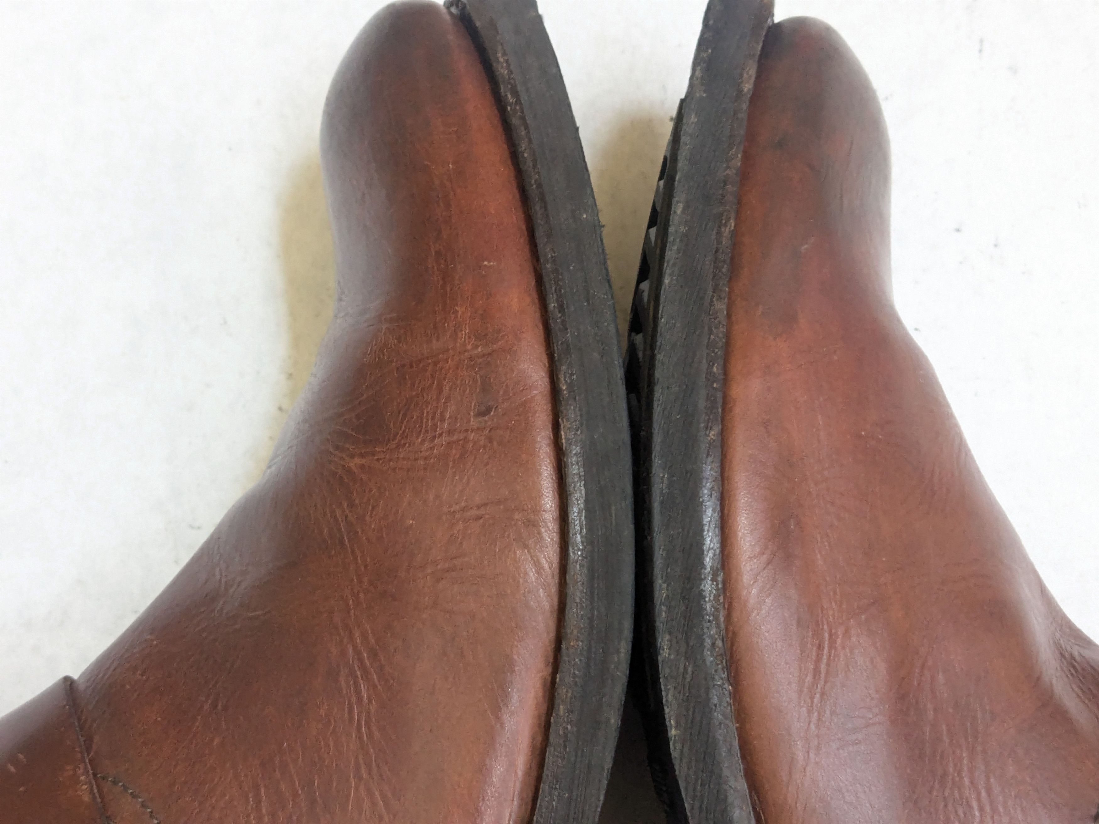 Frye Frye Harness Brown Leather 11 D a Leather Buckle Size US 11 / EU 44 - 11 Thumbnail