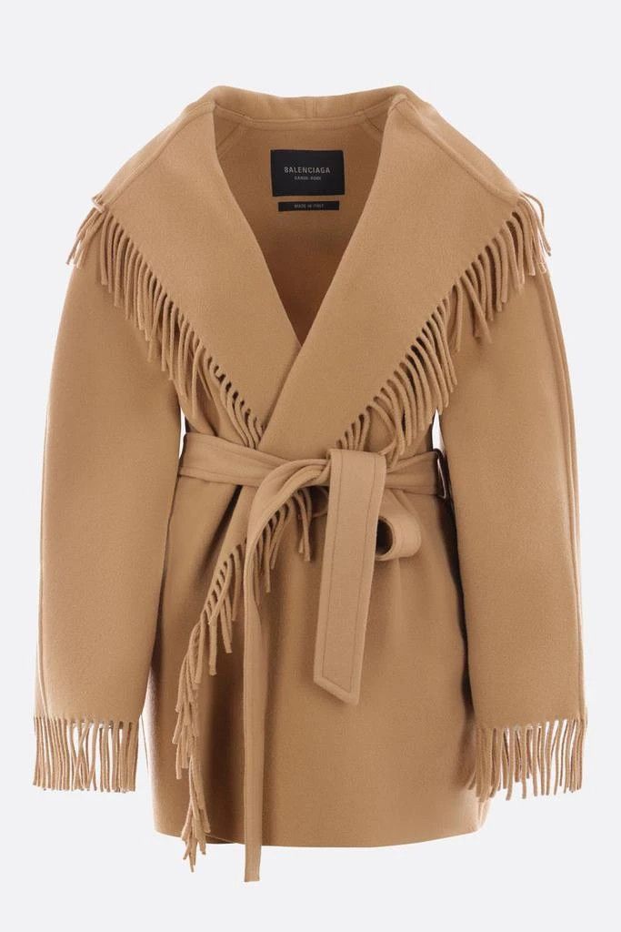 o1bcso1str1225 Fringe Jacket in Beige
