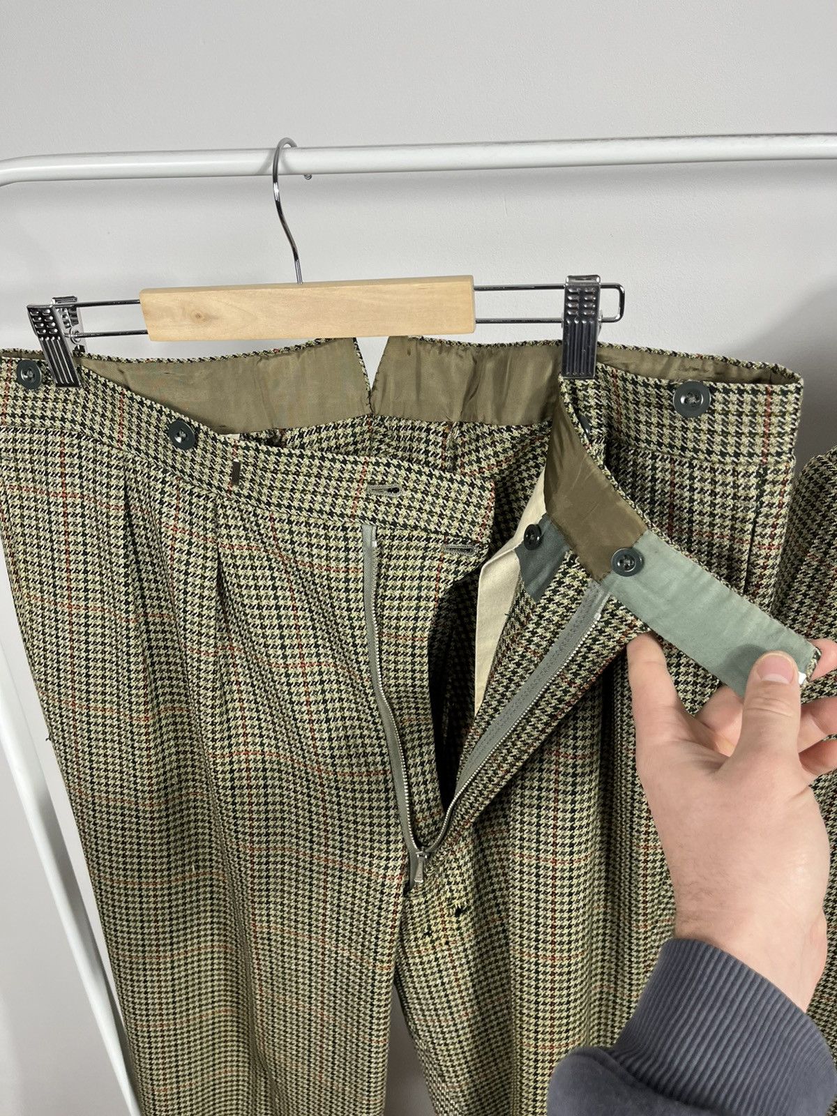 Savile Row Vintage 1989 Savile Row Wool Blazer Pants Set Size 42R - 9 Thumbnail