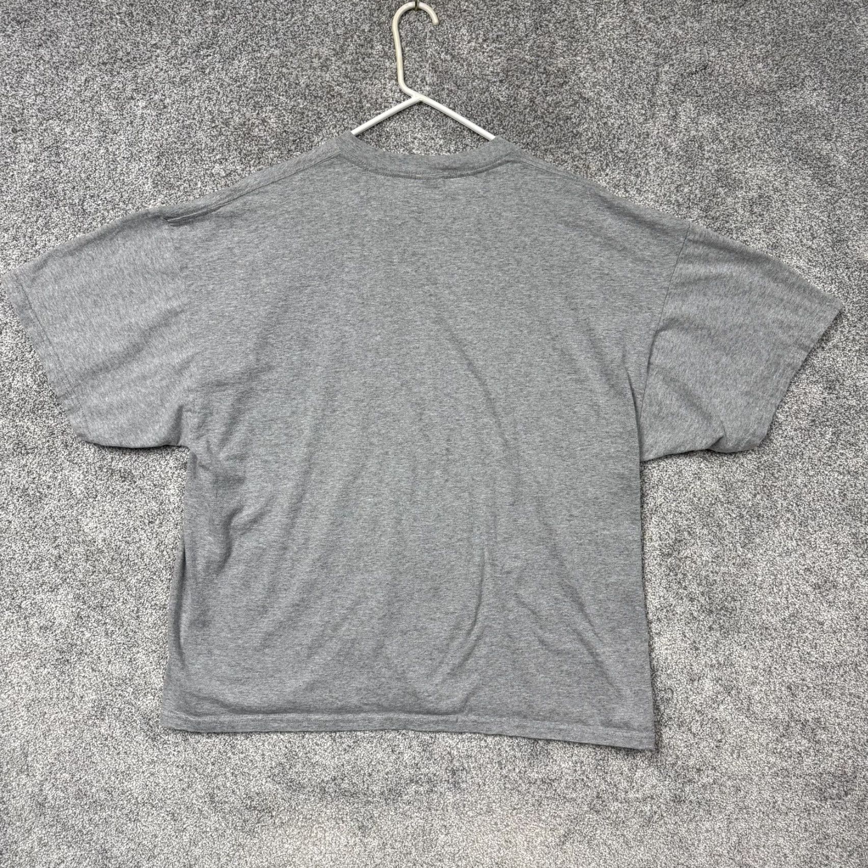 Delta VINTAGE Ground Zero 9-11-01 NEW YORK CITY USA Patriotic Delta Pro Weight T-Shirt Mens 2XL Gray Crew Neck Short Sleeve Graphic Print Size US XXL / EU 58 / 5 - 6 Thumbnail