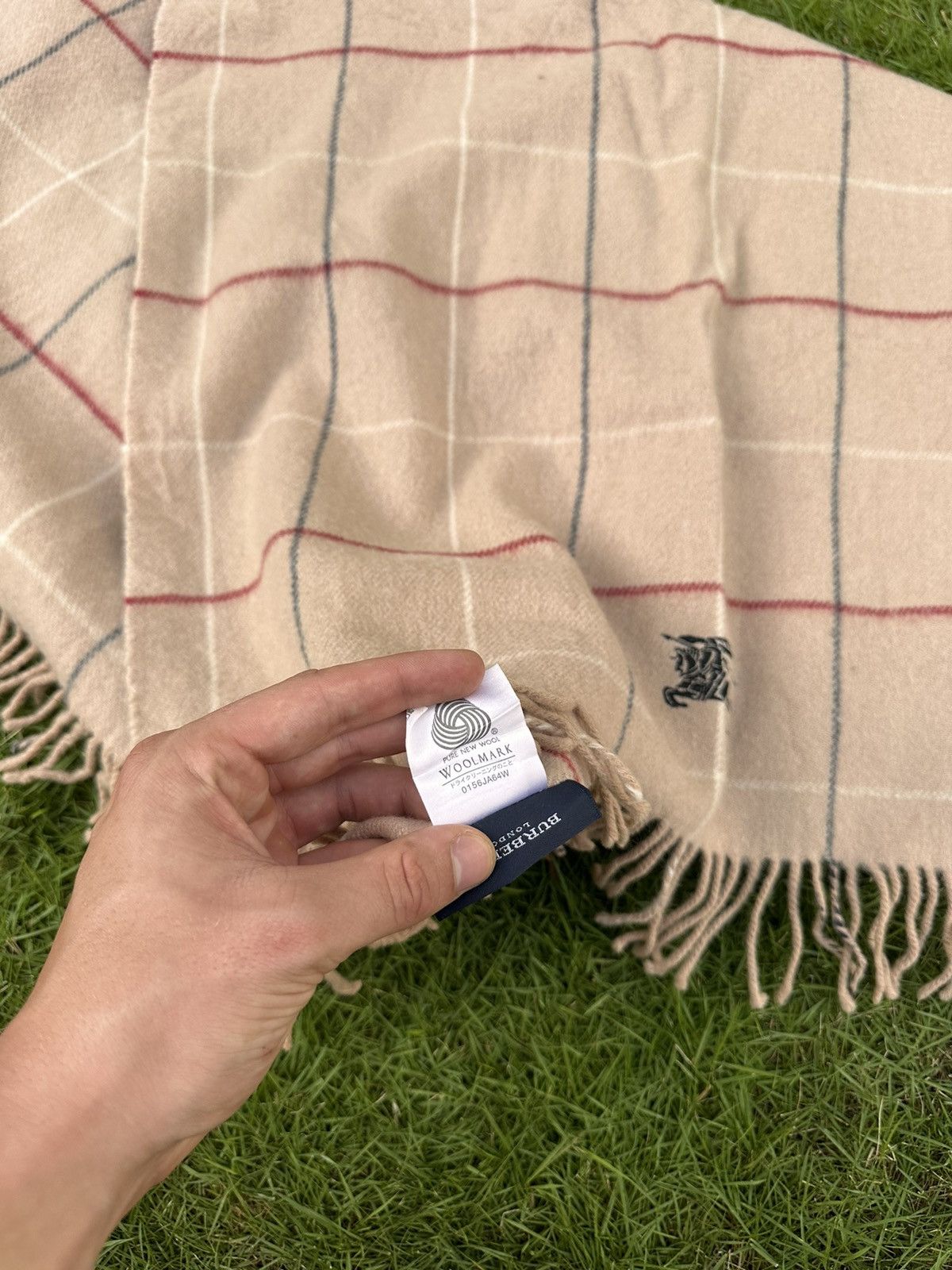 Burberry × Vintage BURBERRY VINTAGE BIG LOGO LUXURY SCARF Size ONE SIZE - 8 Thumbnail