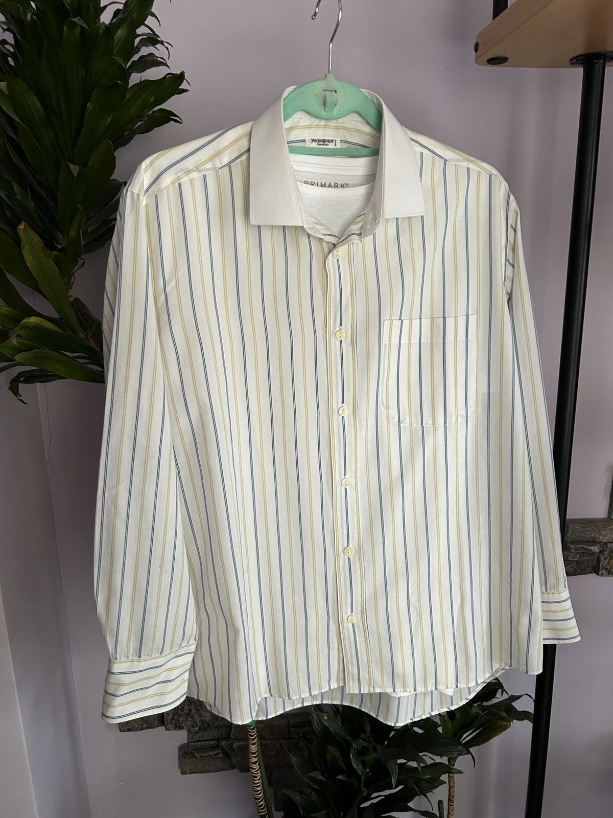Vintage Yves Saint Laurent YSL 70s vintage striped shirt Size US M / EU 48-50 / 2 - 13 Thumbnail