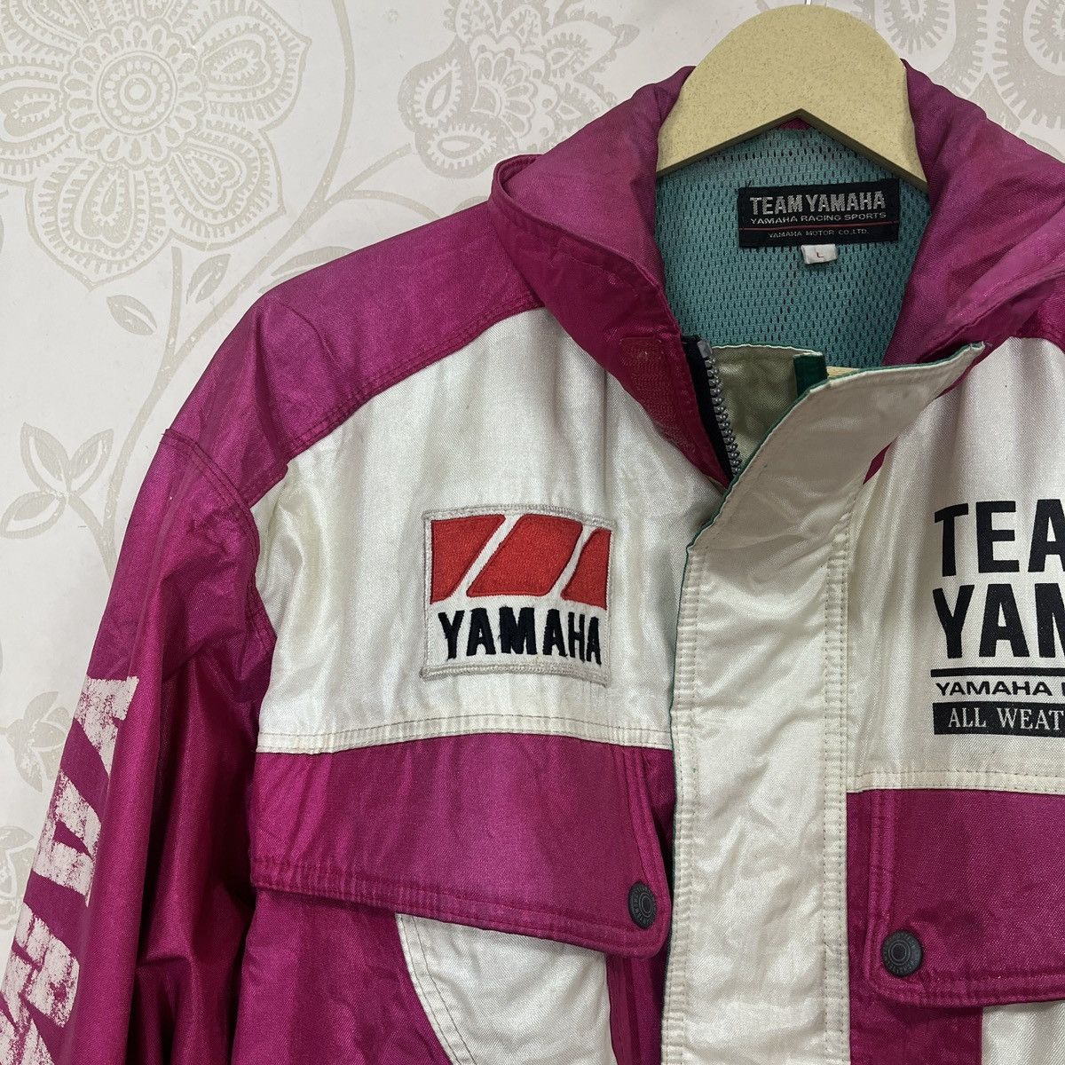 Other Vtg Yamaha Team Racing Sports Light Bomber Jacket Size US L / EU 52-54 / 3 - 5 Thumbnail