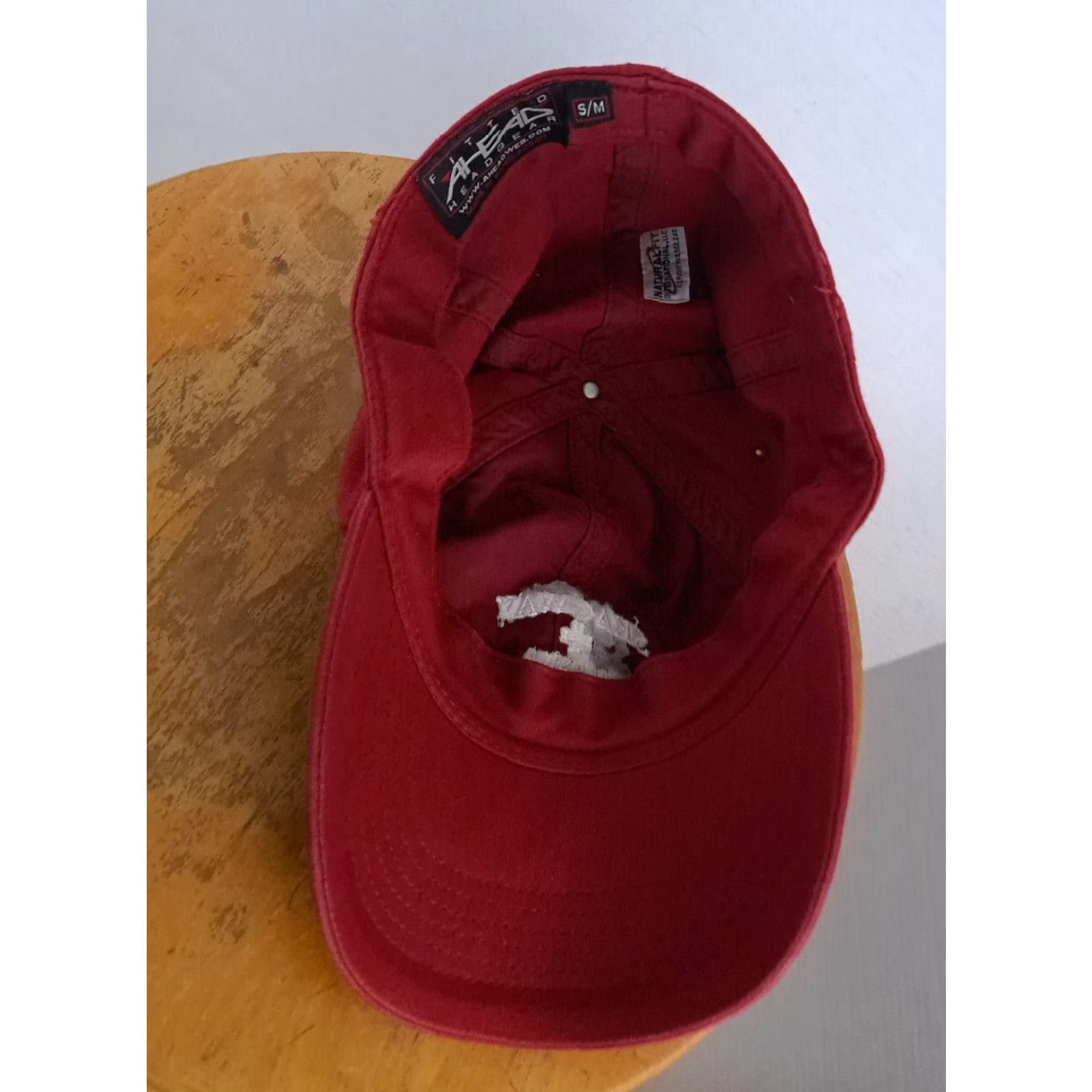 Psycho Bunny Psycho Bunny Hat Baseball Cap Red Adjustable Unisex Adults Sm-Med Fitted Embroidered Bunny Skagway Alaska Rescue Ahead Size ONE SIZE - 4 Thumbnail
