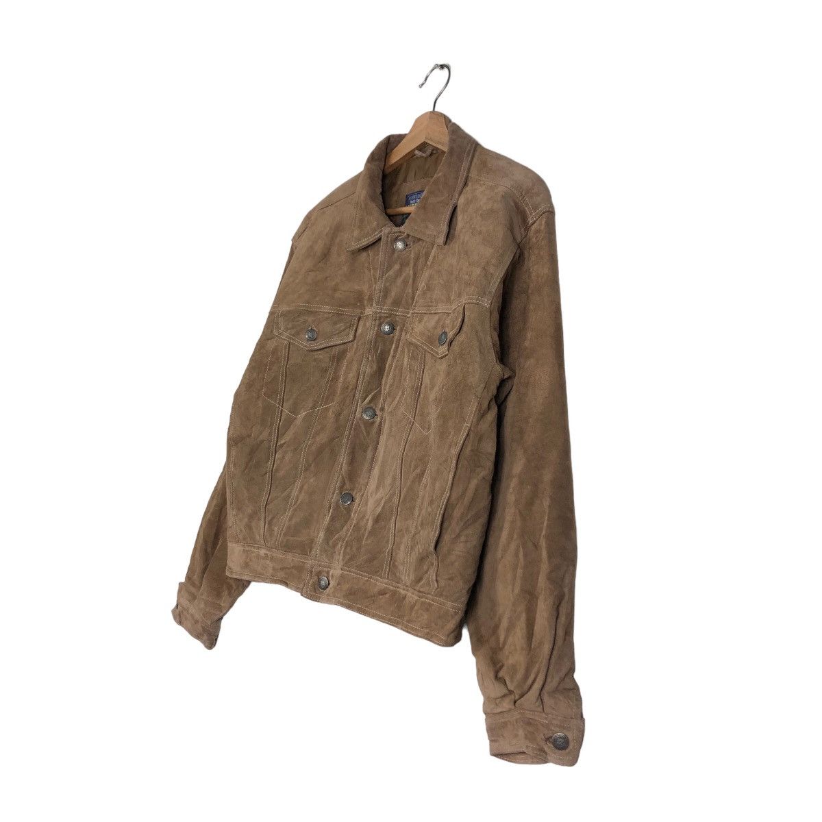Japanese Brand VINTAGE BIKER LEATHER JACKET TRUCKER XENON MAN ISSEY MIYAKE Size US L / EU 52-54 / 3 - 2 Thumbnail