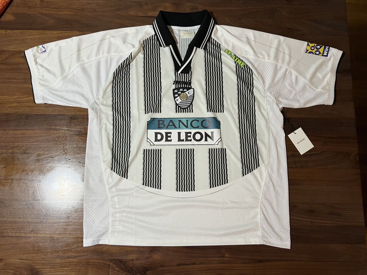 image of Aime Leon Dore Team Leon Soccer Jersey White Ss24 Size Xxl, Men's