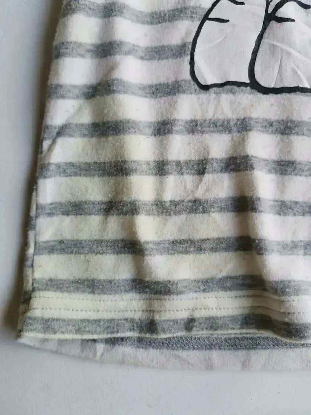 Peanuts Vintage Peanuts Snoopy Stripe Big Logo Sweatshirt Size US M / EU 48-50 / 2 - 9 Thumbnail