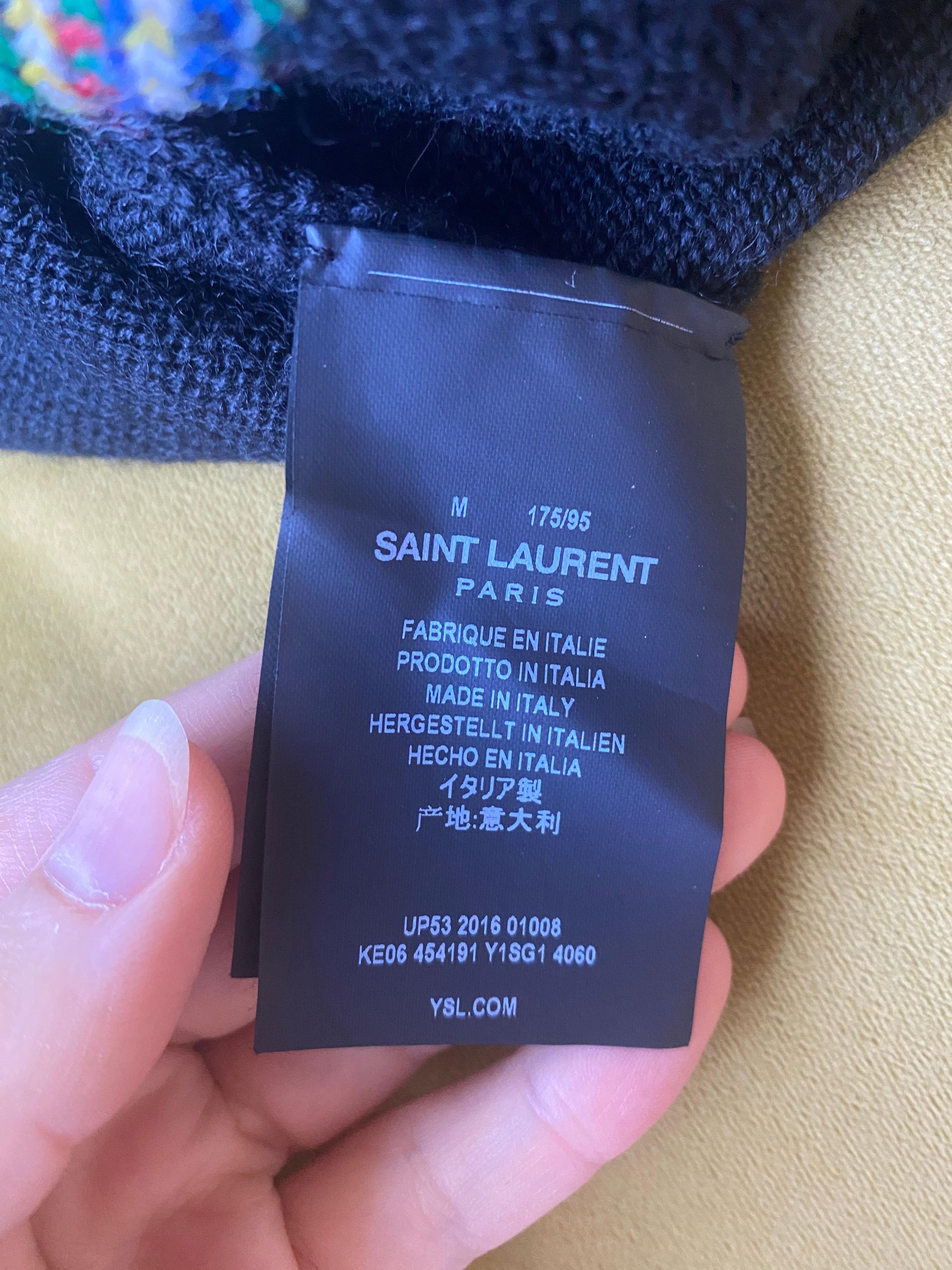 Saint Laurent Paris Yves Saint Laurent Shark Knit Sweater Size US M / EU 48-50 / 2 - 4 Thumbnail