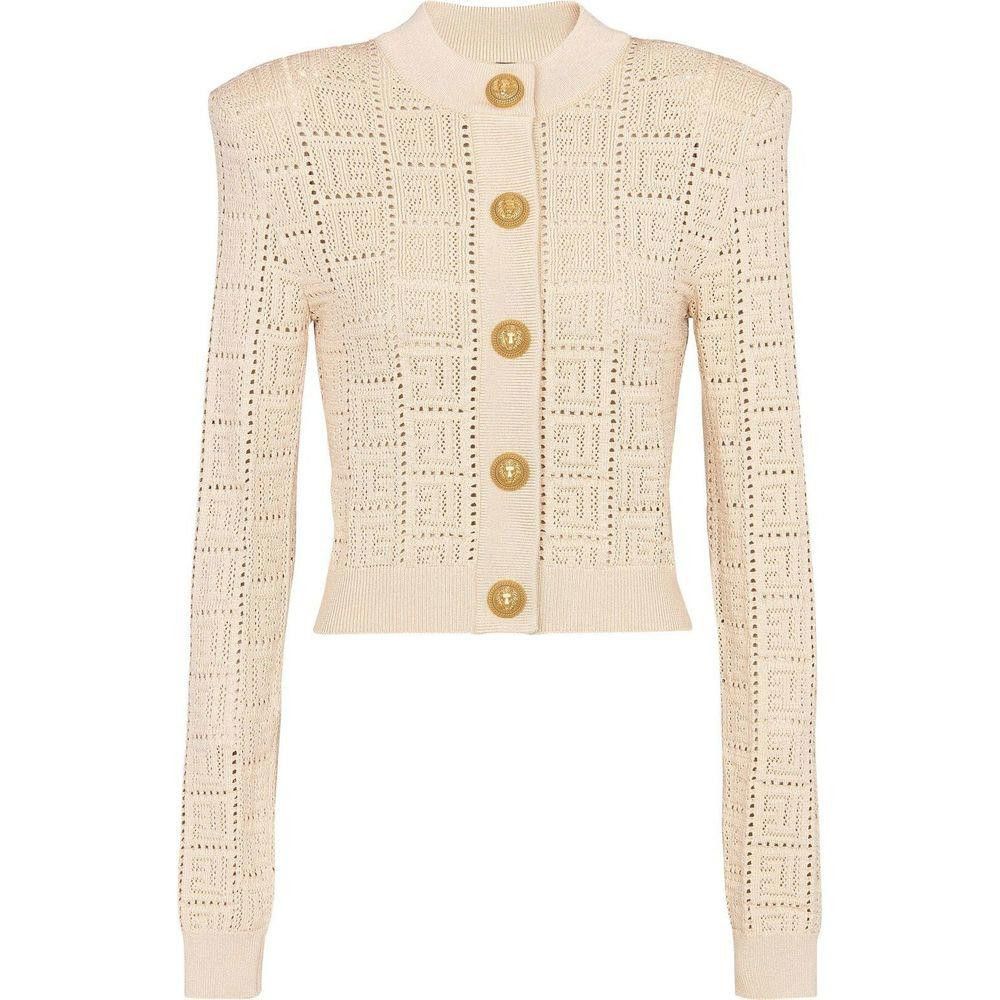 BALMAIN BUTTON CARDIGAN SIZE 38