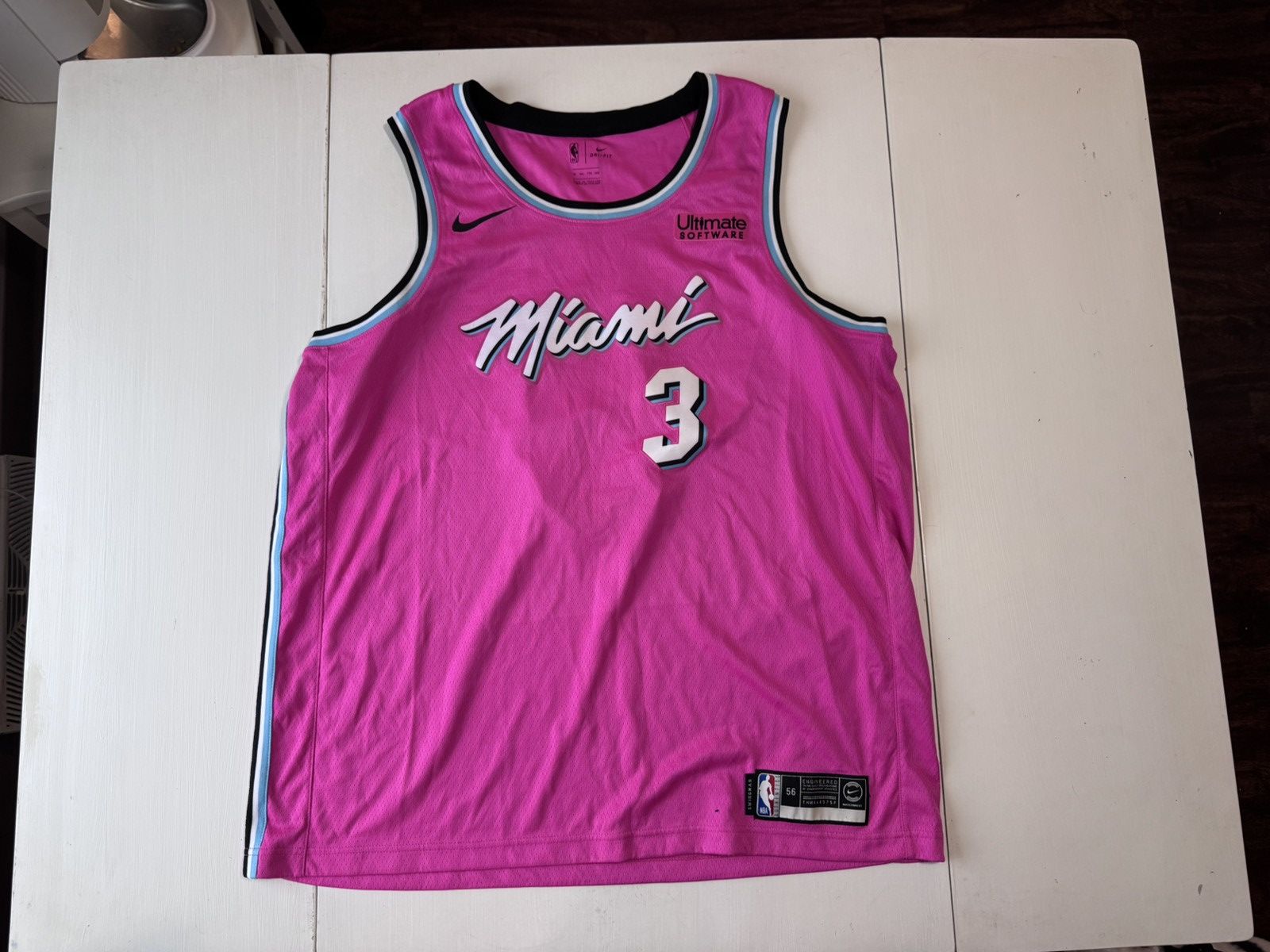 NBA Wade Miami vice jersey Size US XXL / EU 58 / 5 - 1 Thumbnail