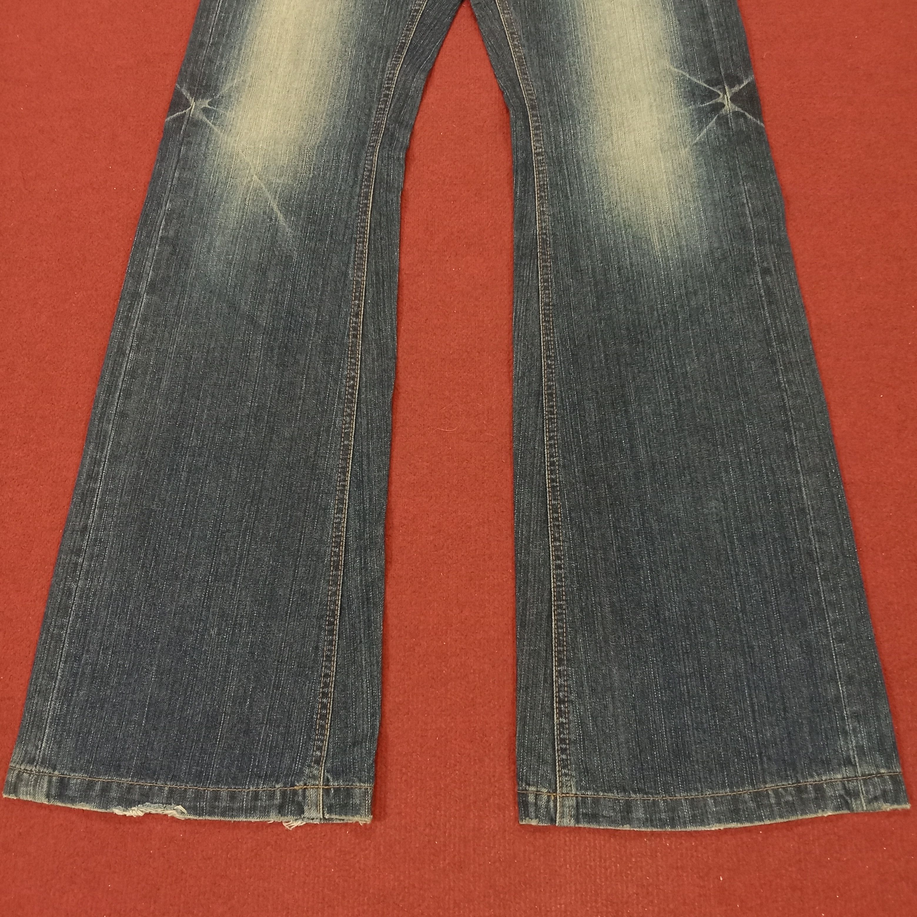 Japanese Brand × Vintage ET Bootcut Fashion Style Streetwear Jeans Size 31" - 3 Thumbnail