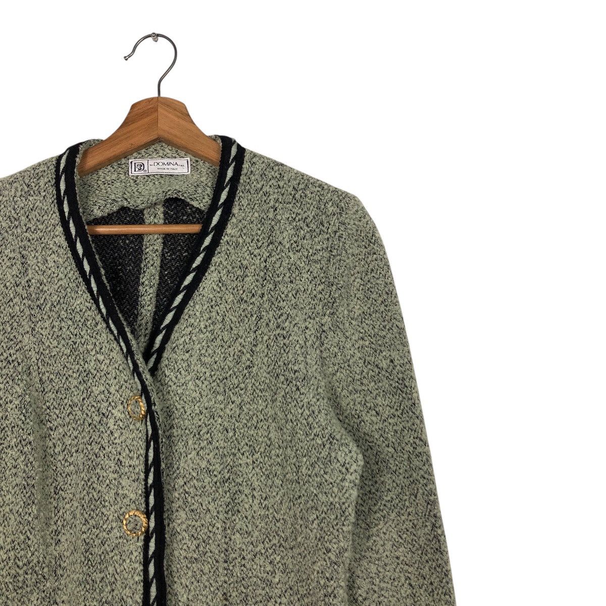Designer × Vintage 📌Vintage Wool Tweed Jacket Domina Made in Italy Size US M / EU 48-50 / 2 - 6 Thumbnail