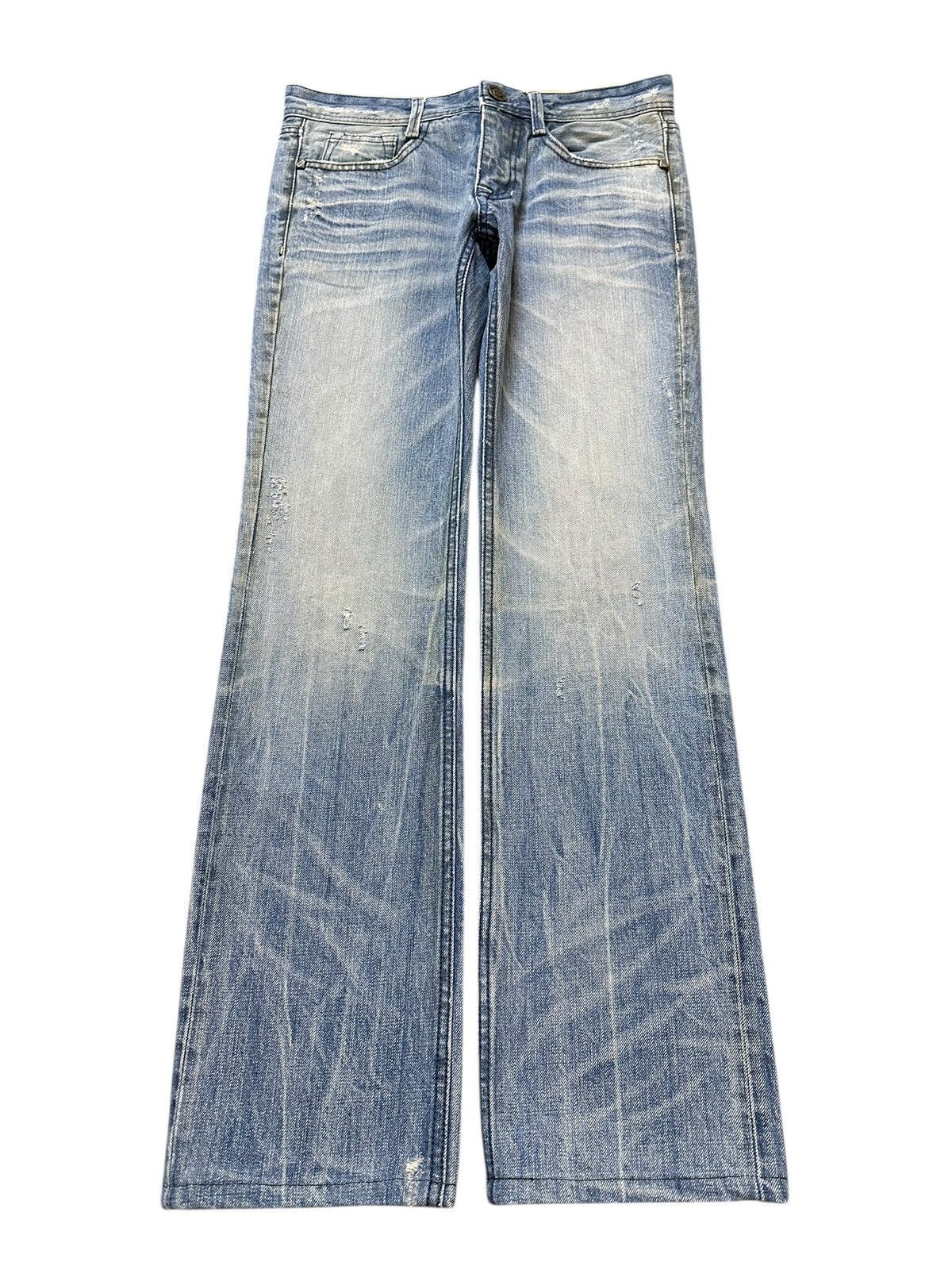 Japanese Brand Vintage Japanese Brand Blue Faded Wash Style Jeans Size US 31 - 1 Thumbnail
