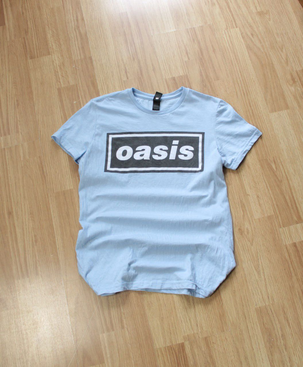 Band Tees 🔥 Oasis Box Logo Rock Band 2022 Blue T-Shirt Y2K Size M / US 6-8 / IT 42-44 - 1 Thumbnail