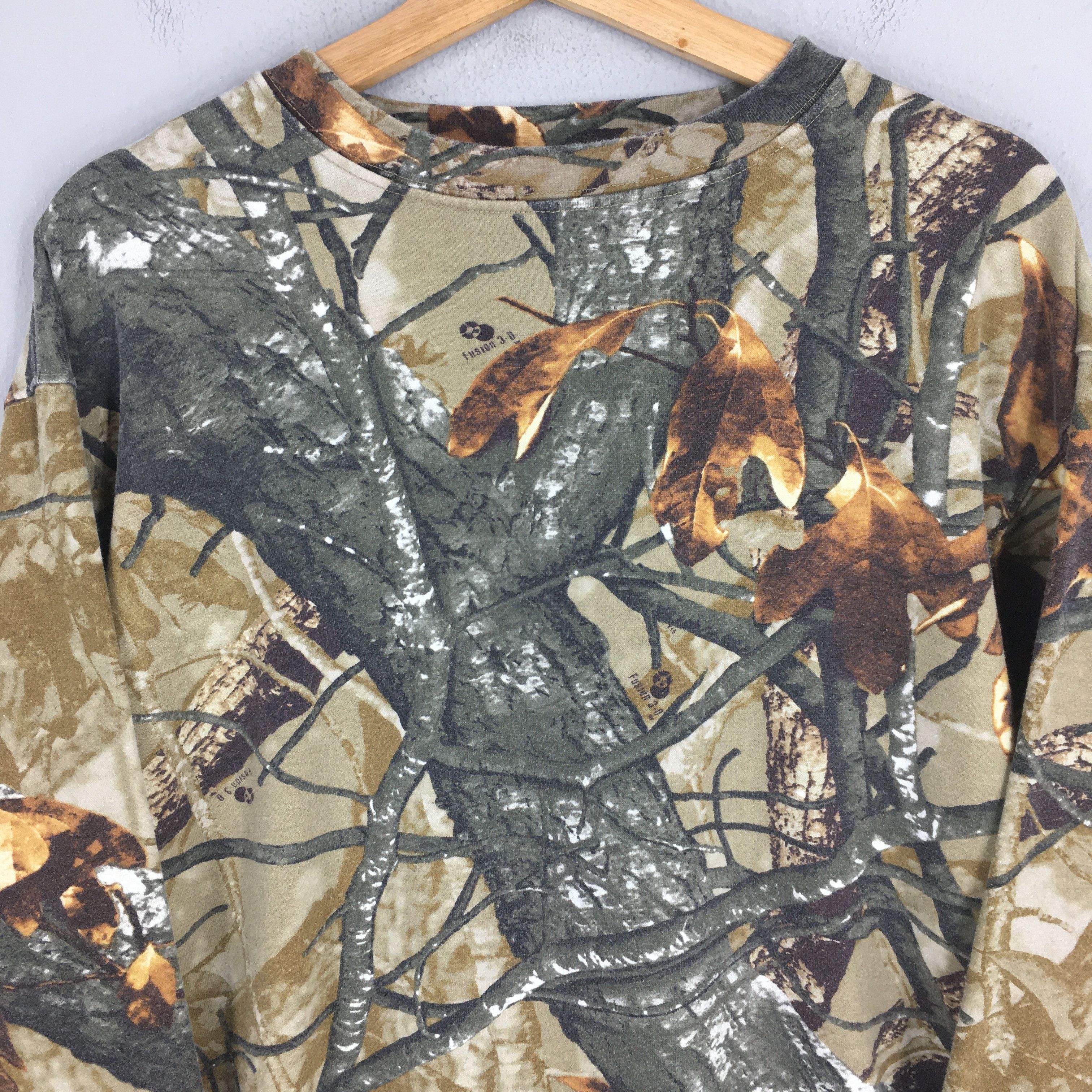 Mossy Oaks Vintage Outfitters Ridge Mossy Oak Camo Sweatshirt Large Size US L / EU 52-54 / 3 - 2 Thumbnail