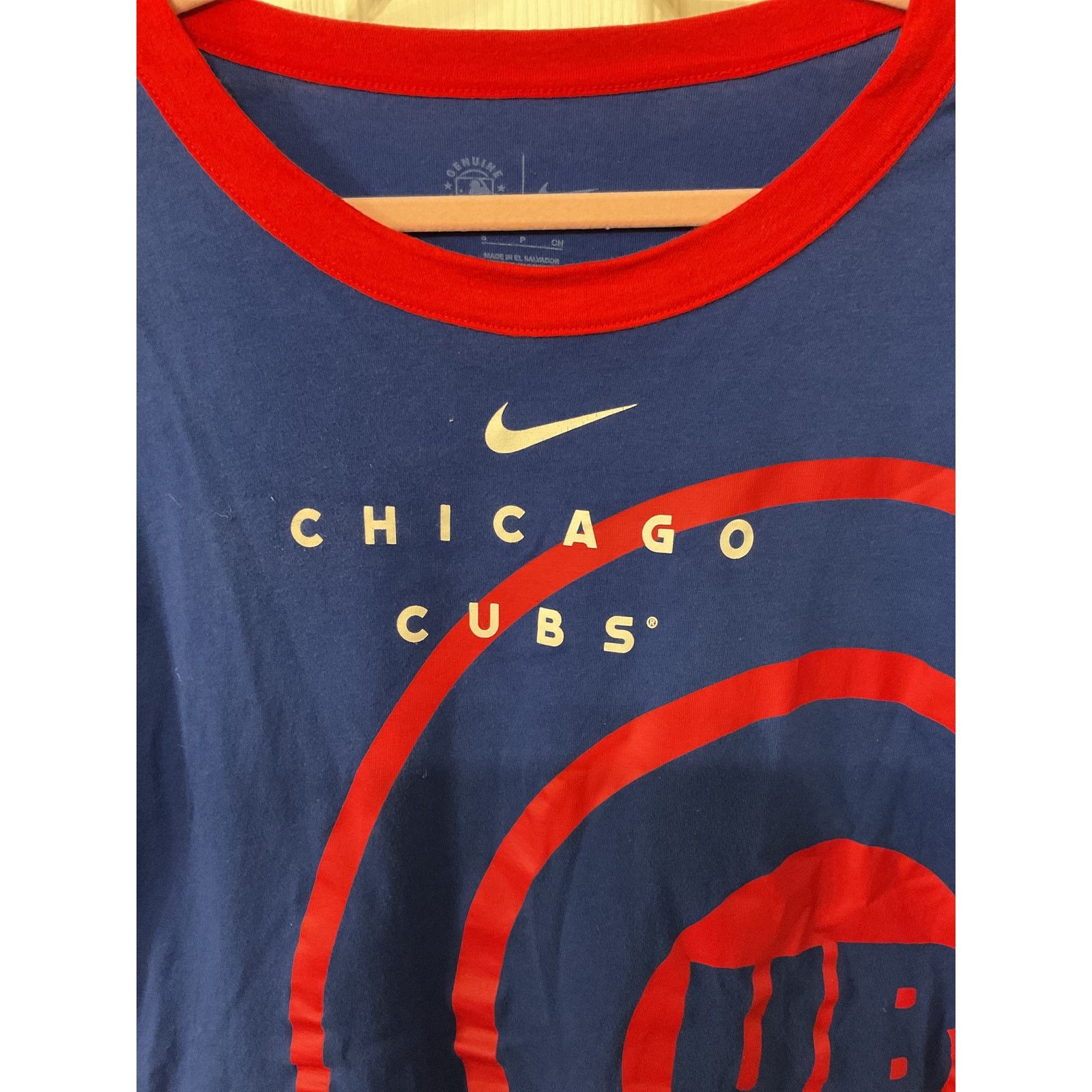 Nike Nike Women's Chicago Cubs Team First High Boxy Crop Tee, S Size S / US 4 / IT 40 - 3 Thumbnail
