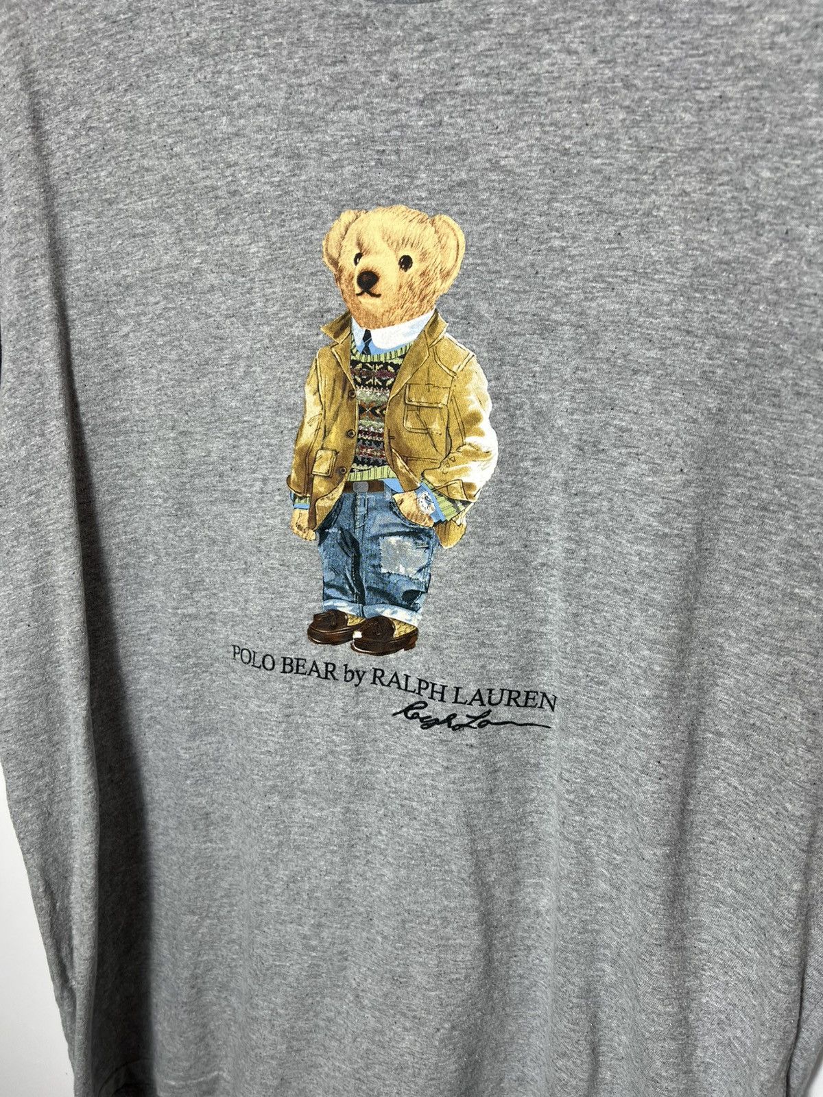 Polo Ralph Lauren Vintage streetwear y2k Polo Ralph Lauren Bear Logo T-shirt Size US L / EU 52-54 / 3 - 2 Thumbnail