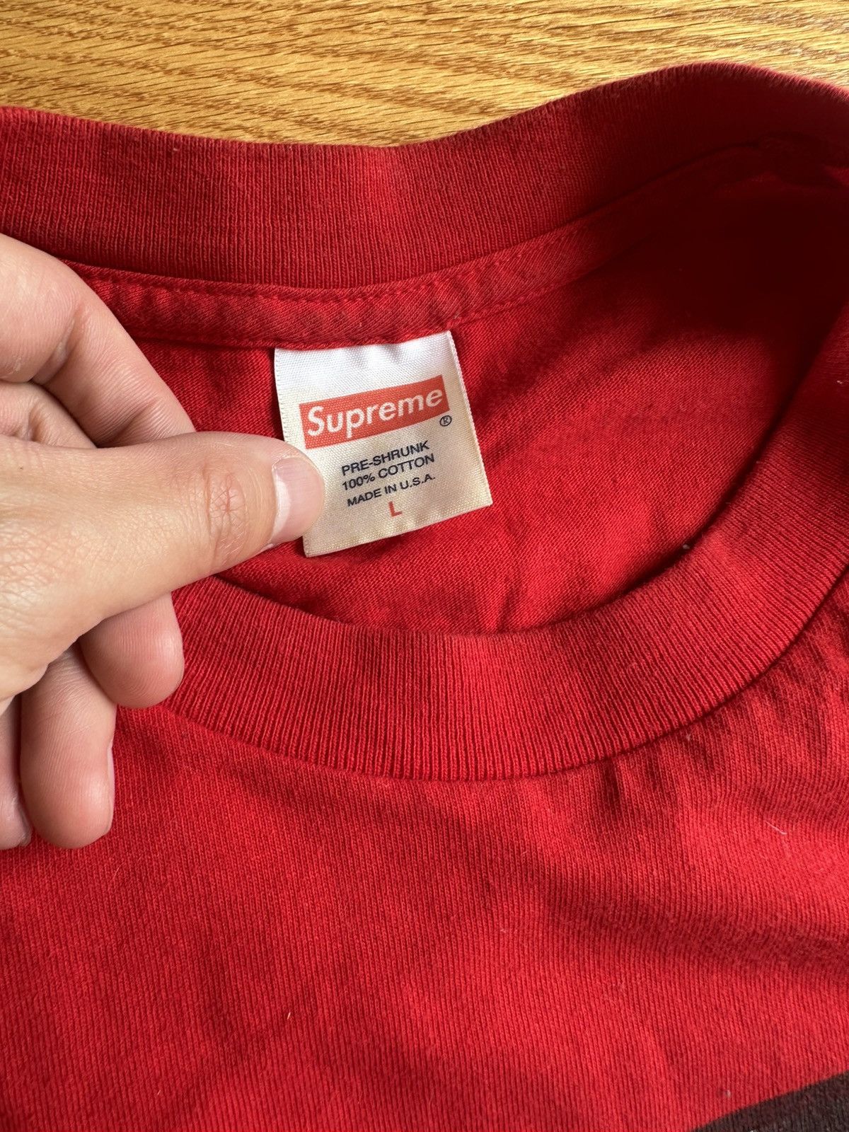 Supreme Supreme Sumo Tee S/S 16 Size US L / EU 52-54 / 3 - 3 Thumbnail