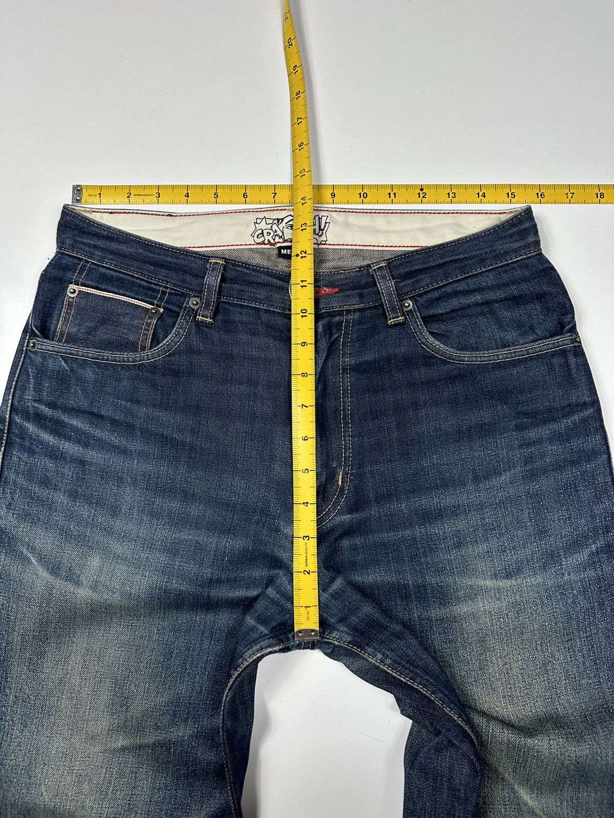 Japanese Brand × Jean Crash Brook Avenue The Bronx Nyc Selvedge Denim Jeans Size US 31 - 11 Thumbnail