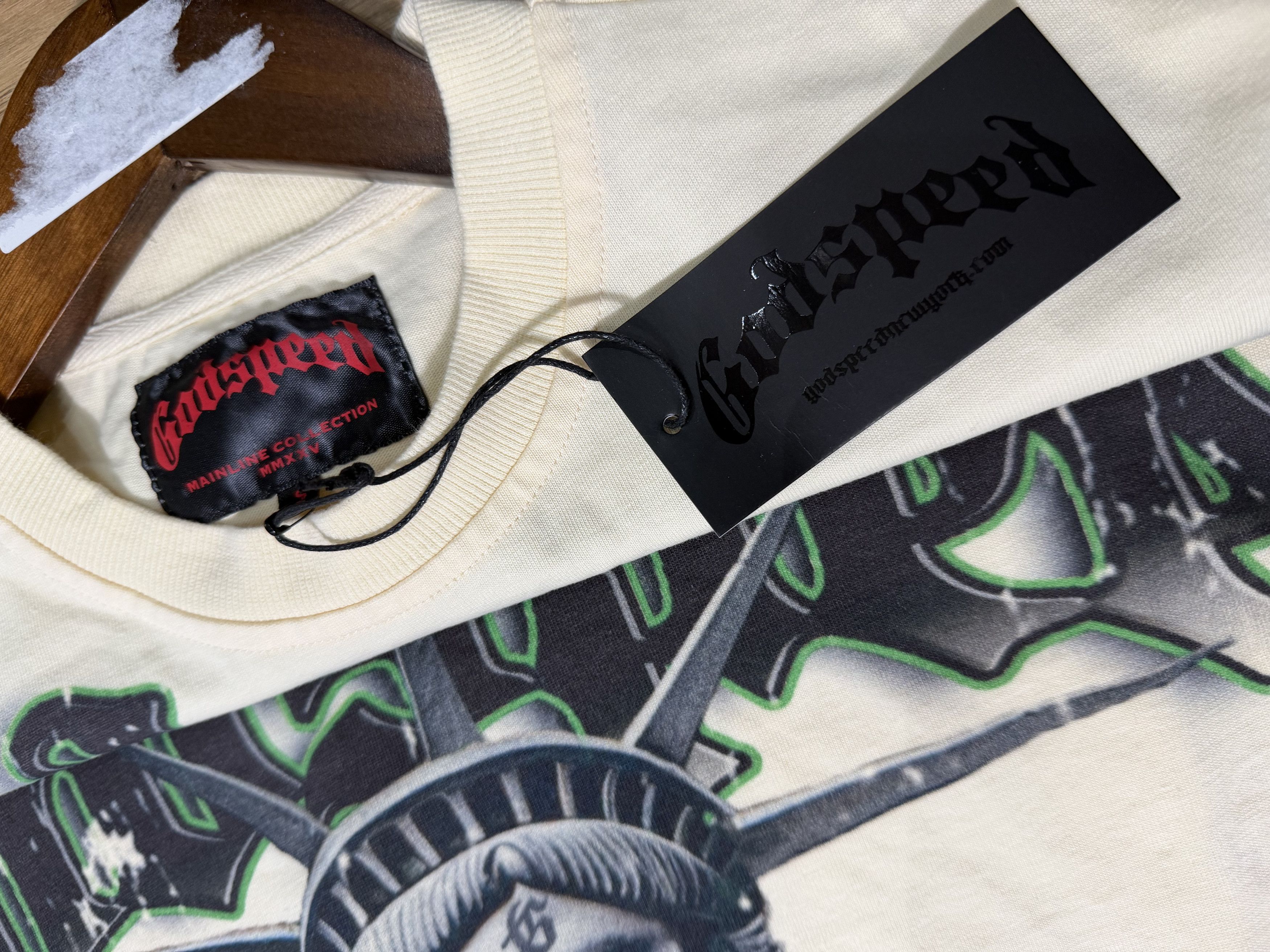 Godspeed Godspeed Top 5 Slizzy L/S Tee Bone Size US S / EU 44-46 / 1 - 2 Thumbnail