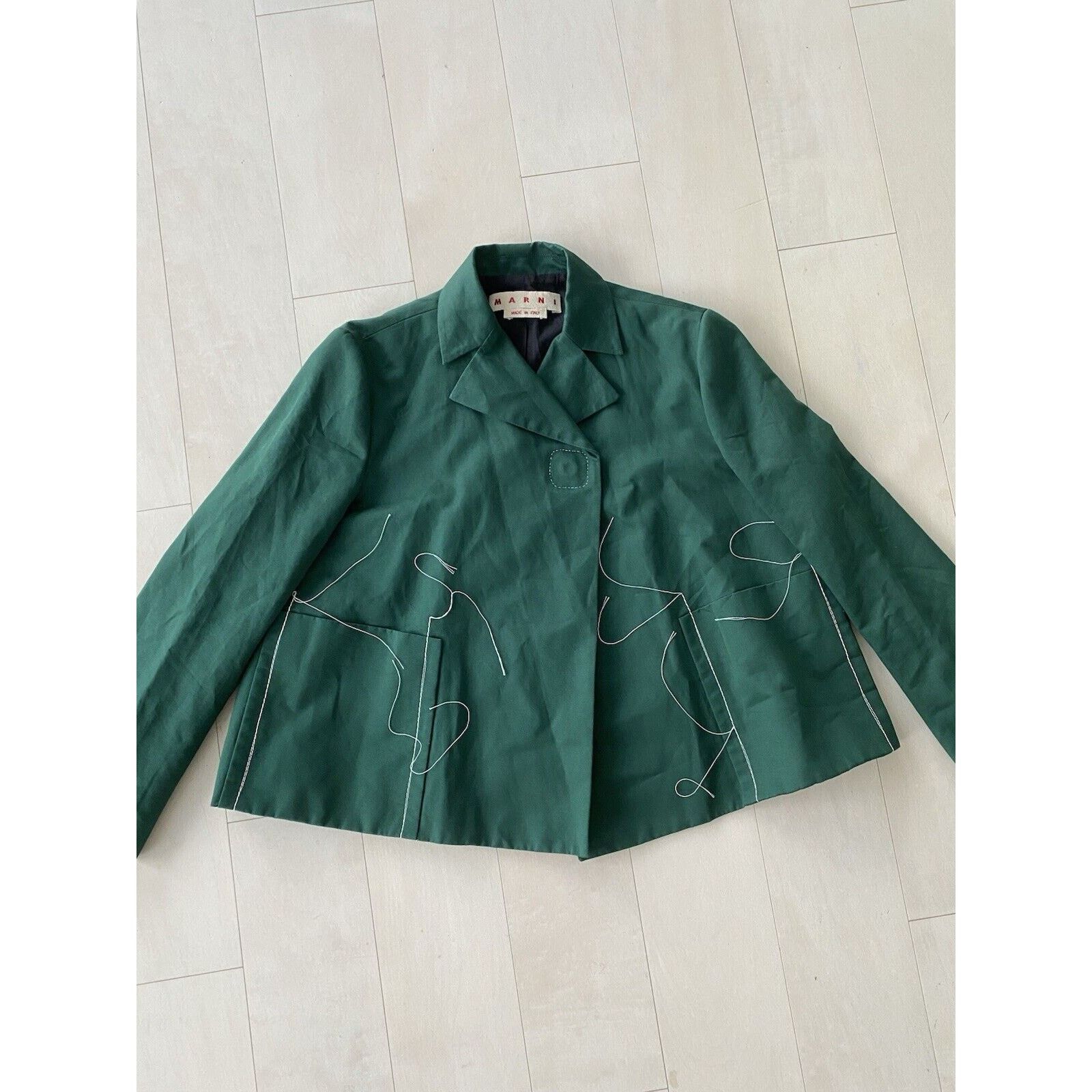 Marni Marni Solid A-Line Jacket. Extremely Rare. Worn Once Size S / US 4 / IT 40 - 2 Thumbnail