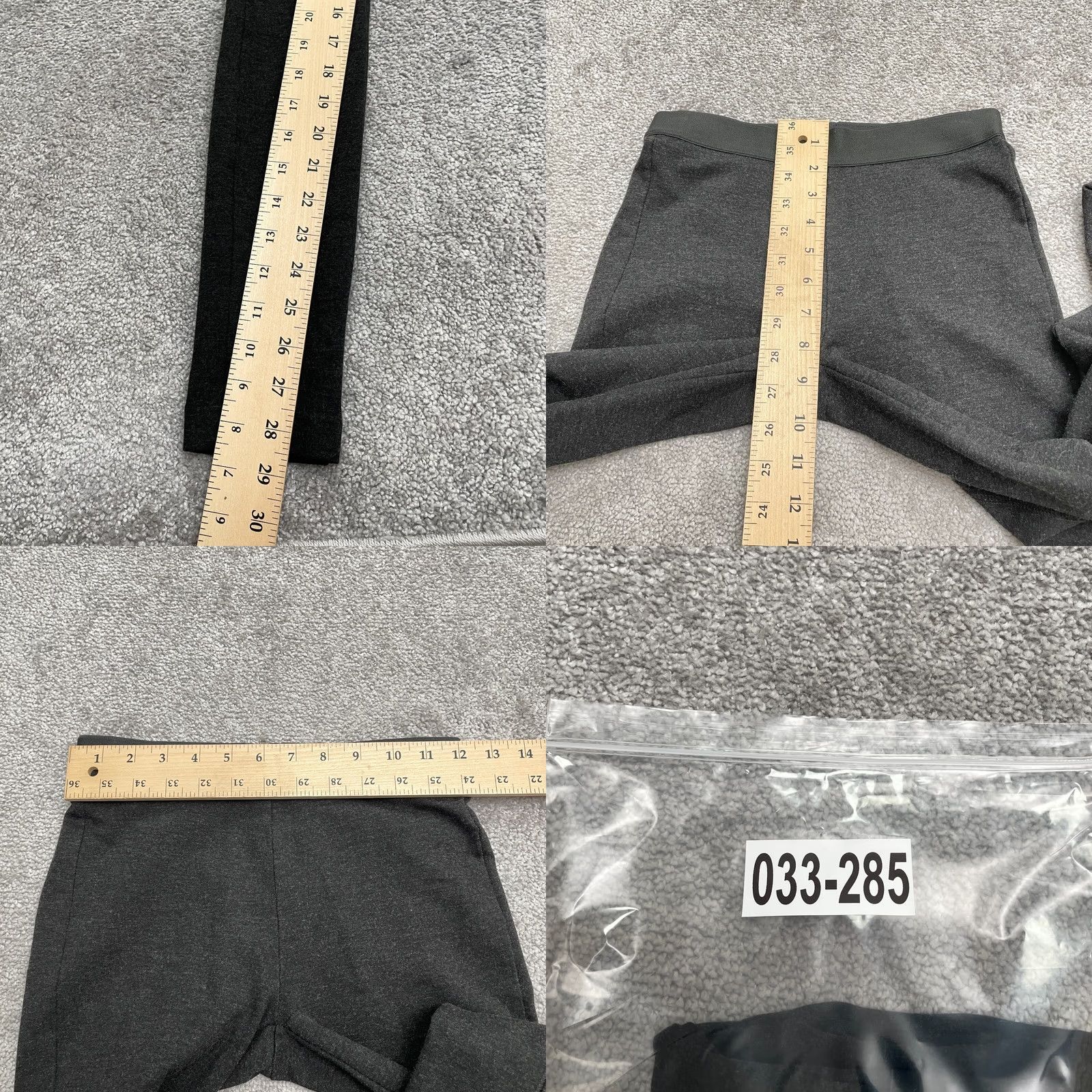 J.Crew J.CREW Pixie Jeans 00R Dark Gray Mid Rise Skinny Leg Pants Womens Regular 24x28.5 Knit Stretch Zipper Front Flat Front Casual Workwear 00 Size 24" / US 00 / IT 34 - 8 Thumbnail
