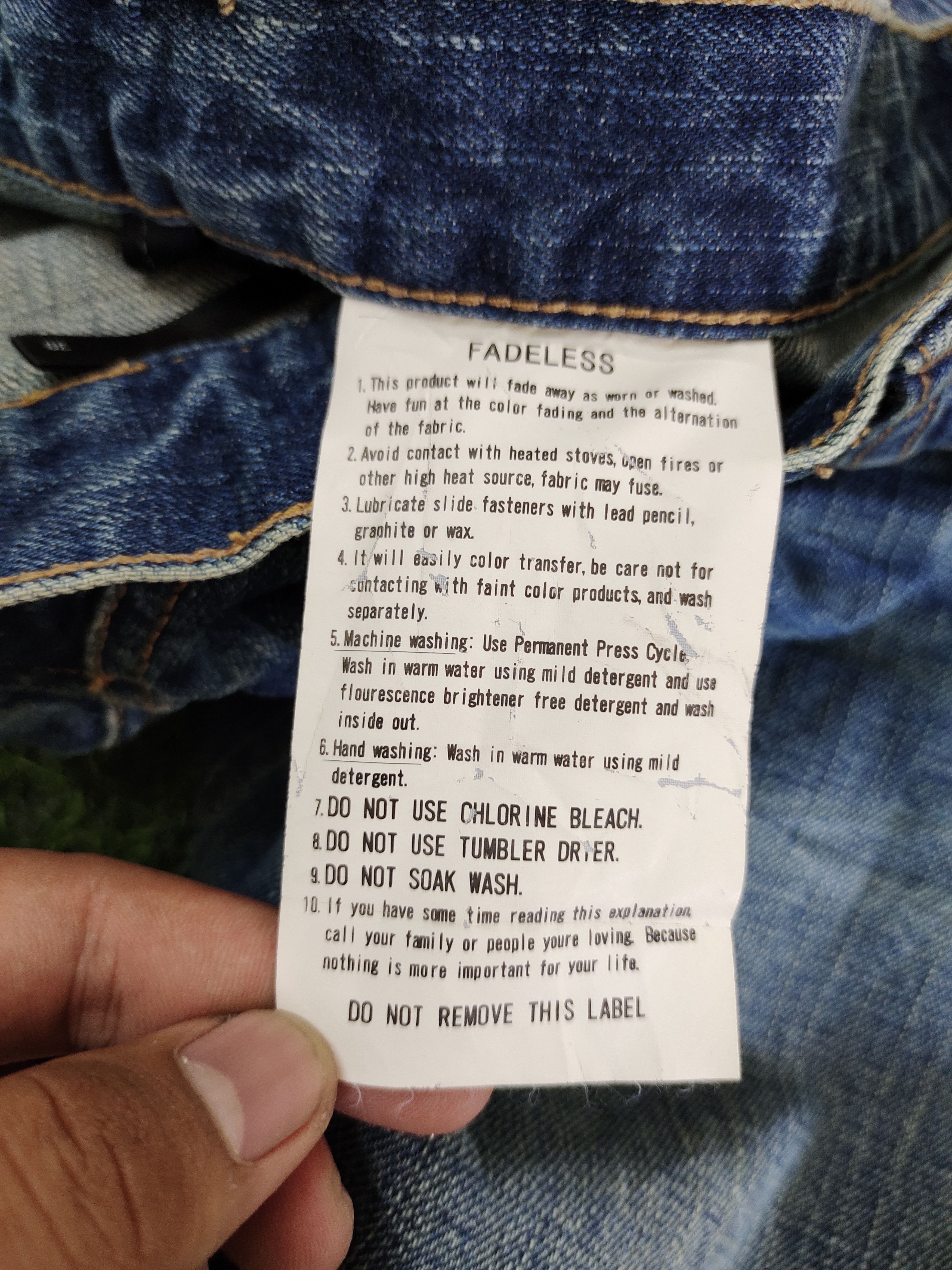 Fadeless Flare Jeans Fadeless Japan Clawmark Faded Denim Bootcut Y2k Size US 30 / EU 46 - 19 Thumbnail
