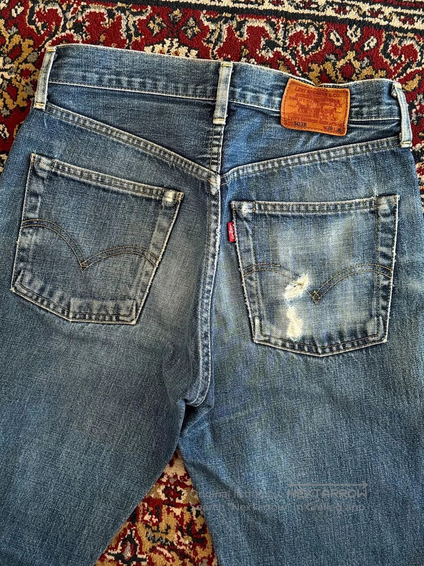 Other Vintage Levis 503 Distressed Jeans. Size US 28 / EU 44 - 6 Thumbnail