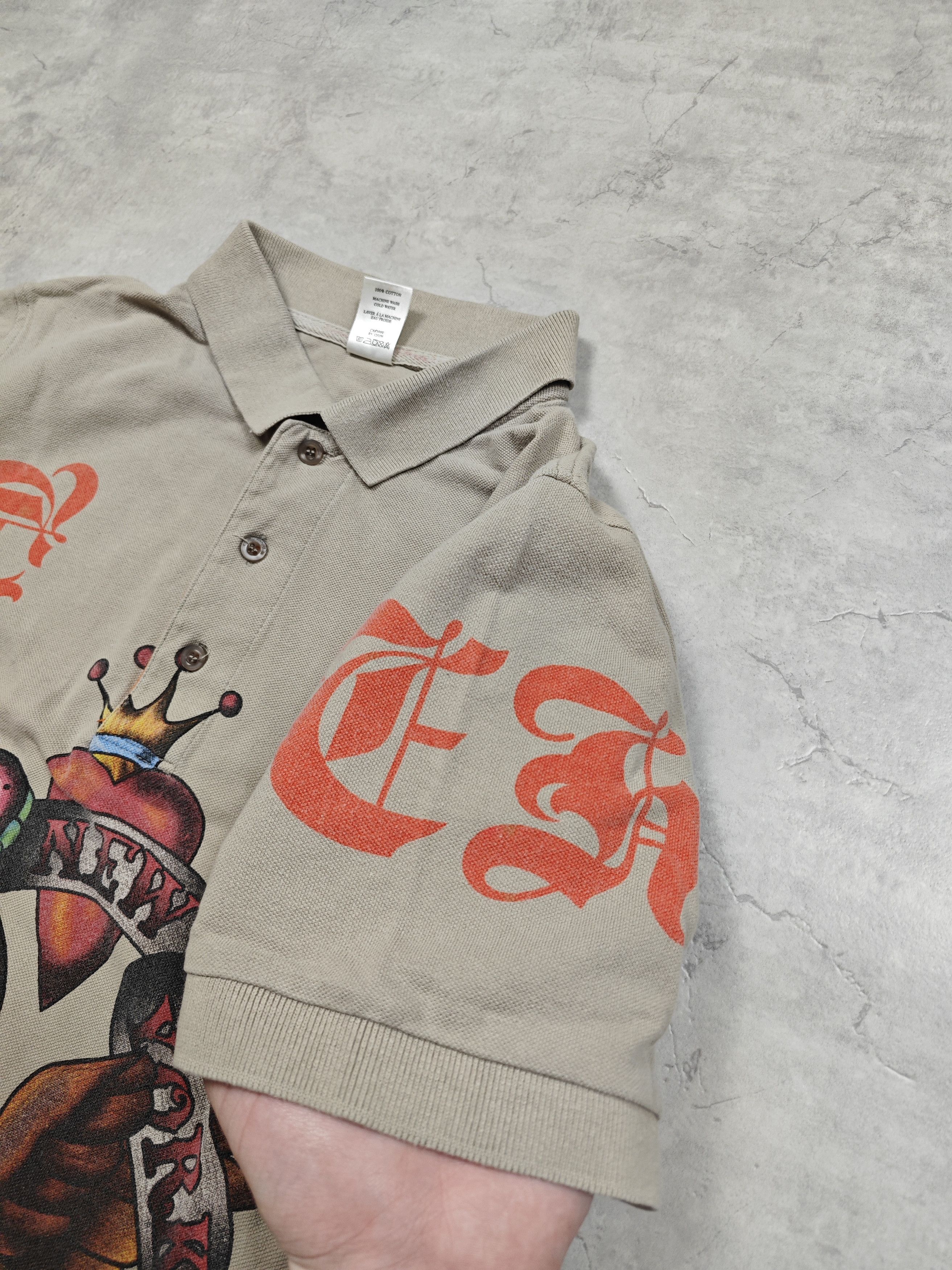 Ed Hardy Ed Hardy Y2K Polo Size US M / EU 48-50 / 2 - 4 Thumbnail