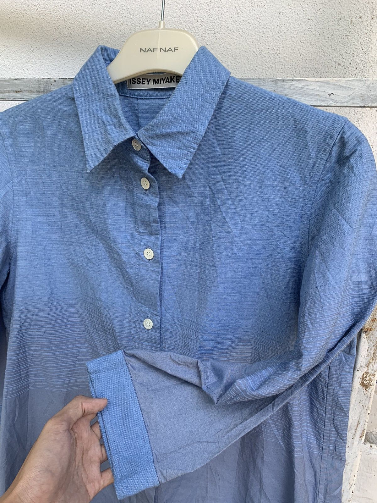 Designer × Issey Miyake × Japanese Brand Issey Miyake Button Up blouses Size XS / US 0-2 / IT 36-38 - 10 Thumbnail